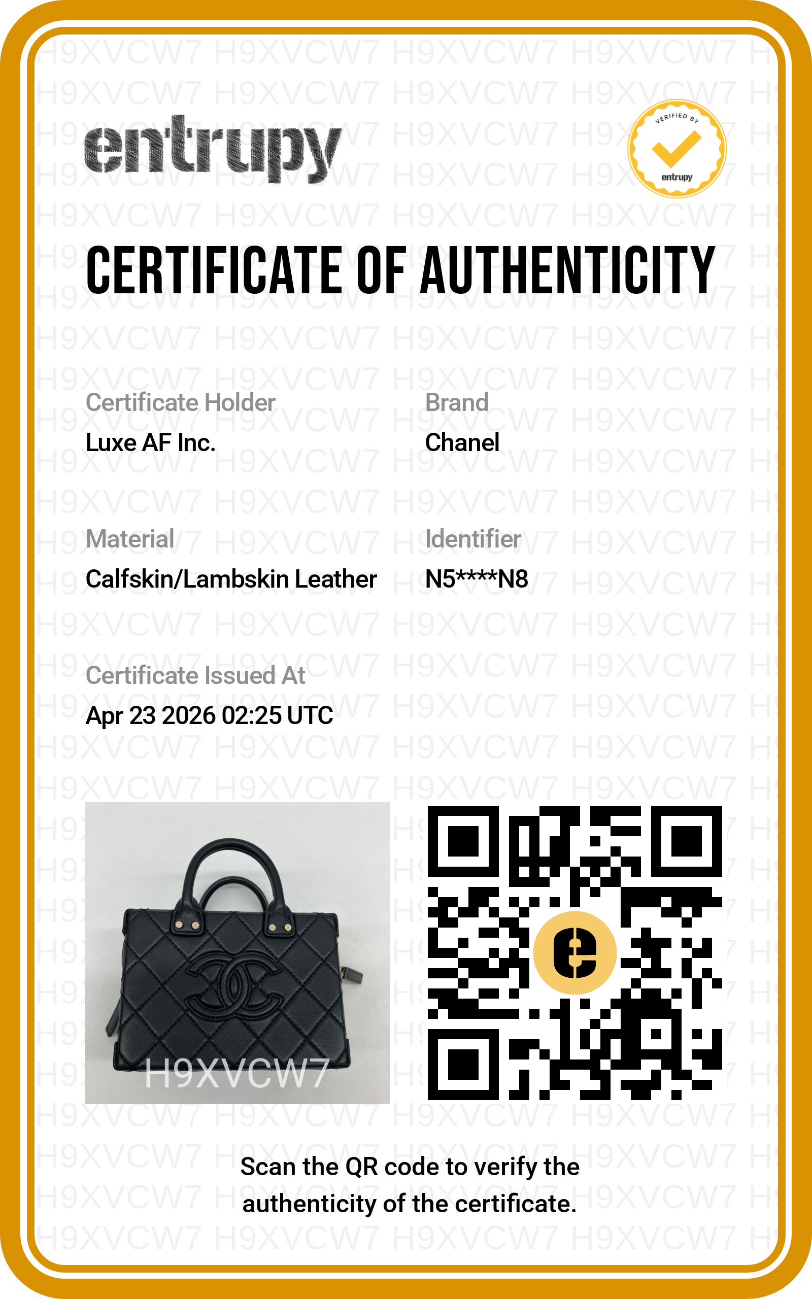 Chanel 22B Black Quilted Leather Handle Bag(N5***N8) CC1808