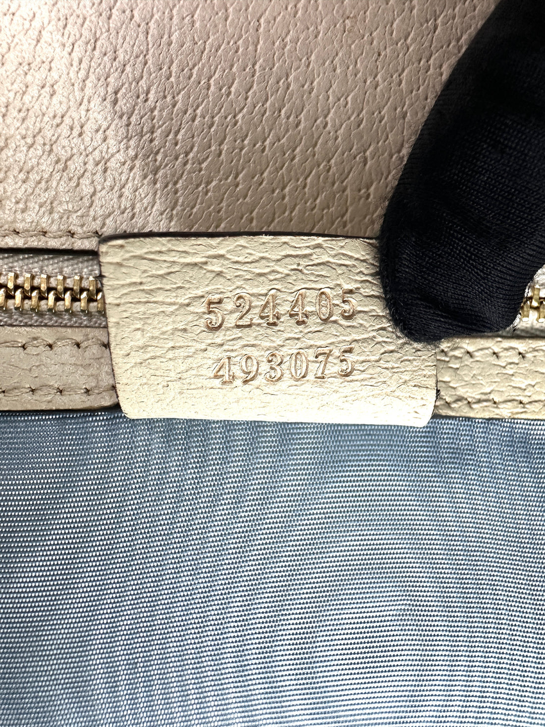 Gucci Sylvie Bee Star White Leather Shoulder Bag GG861