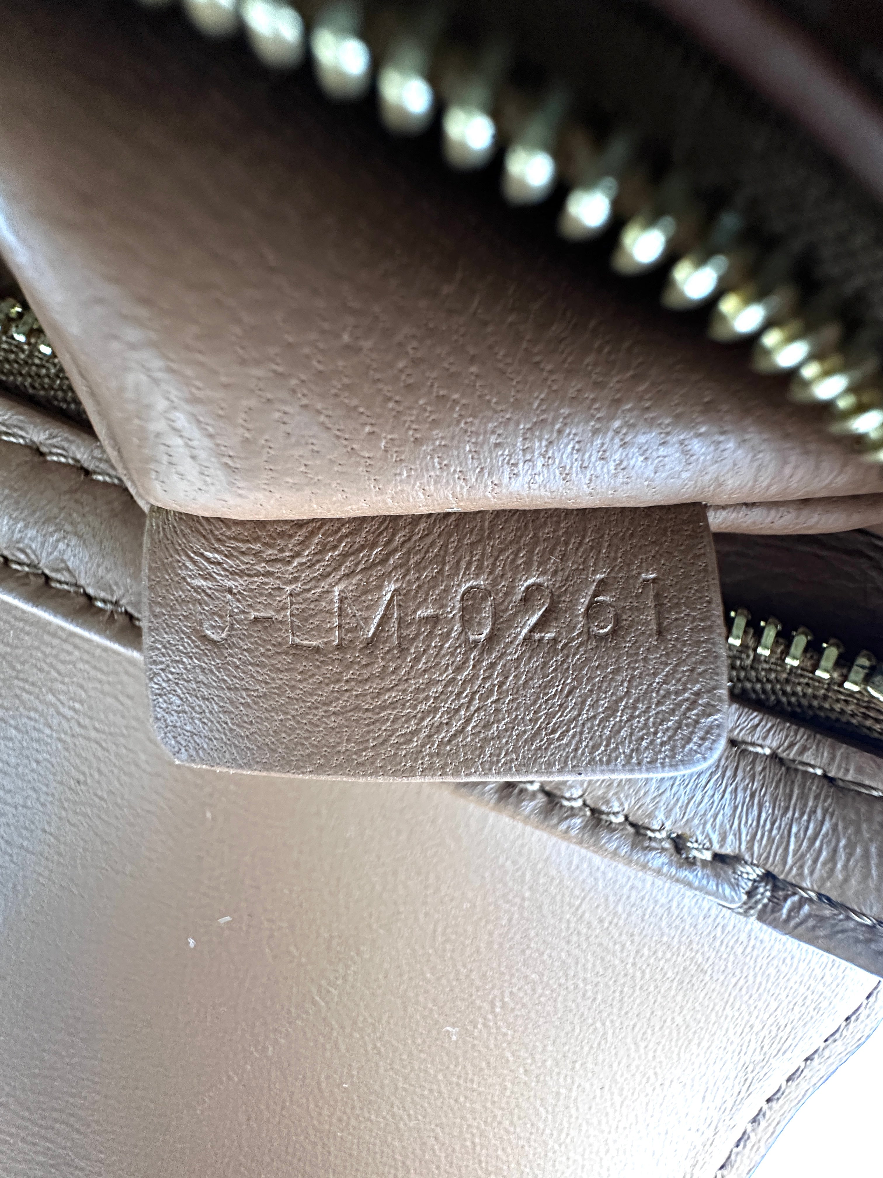 Celine Teen Triomphe White Canvas Shoulder Bag CEN260424