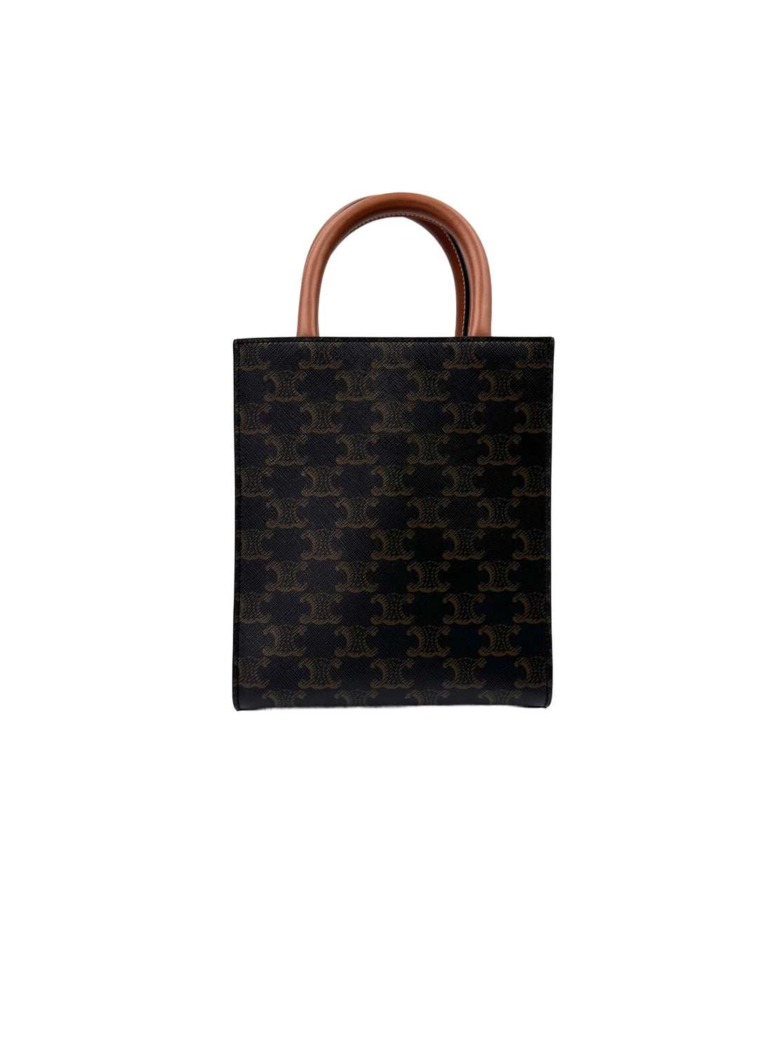 Celine Vertical Cabas Triomphe Canvas Handle Bag CEM260424