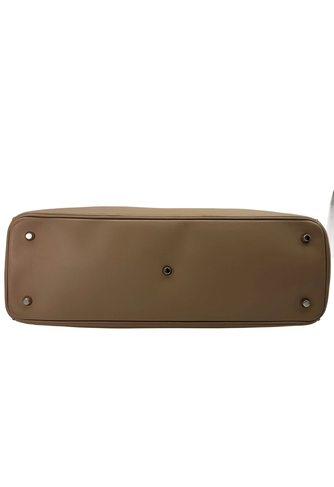 Christian Dior Diorissimo Beige Leather Large Size Handle Bag DR680