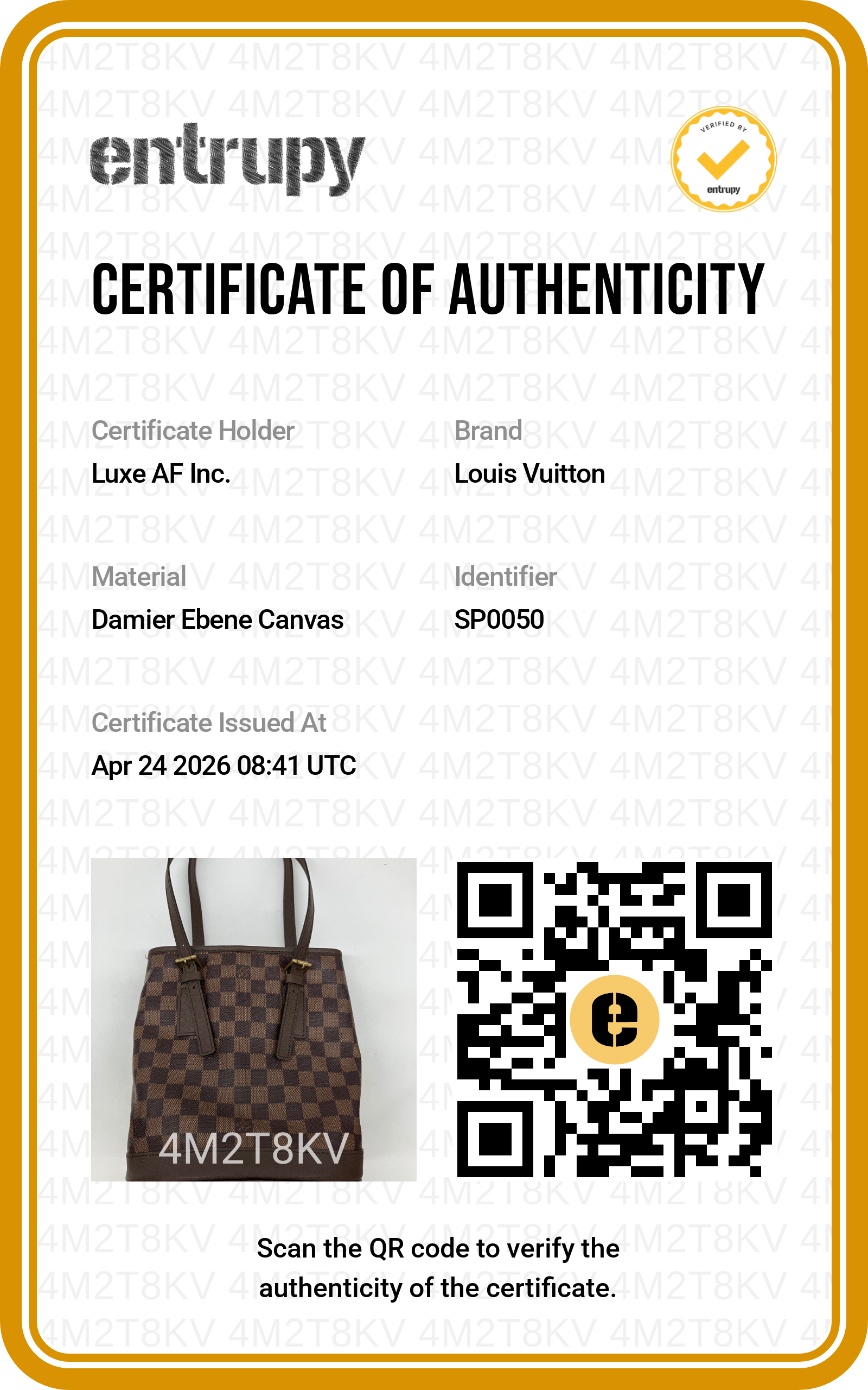 Louis Vuitton Damier Ebene Marais Bucket Bag LV2475