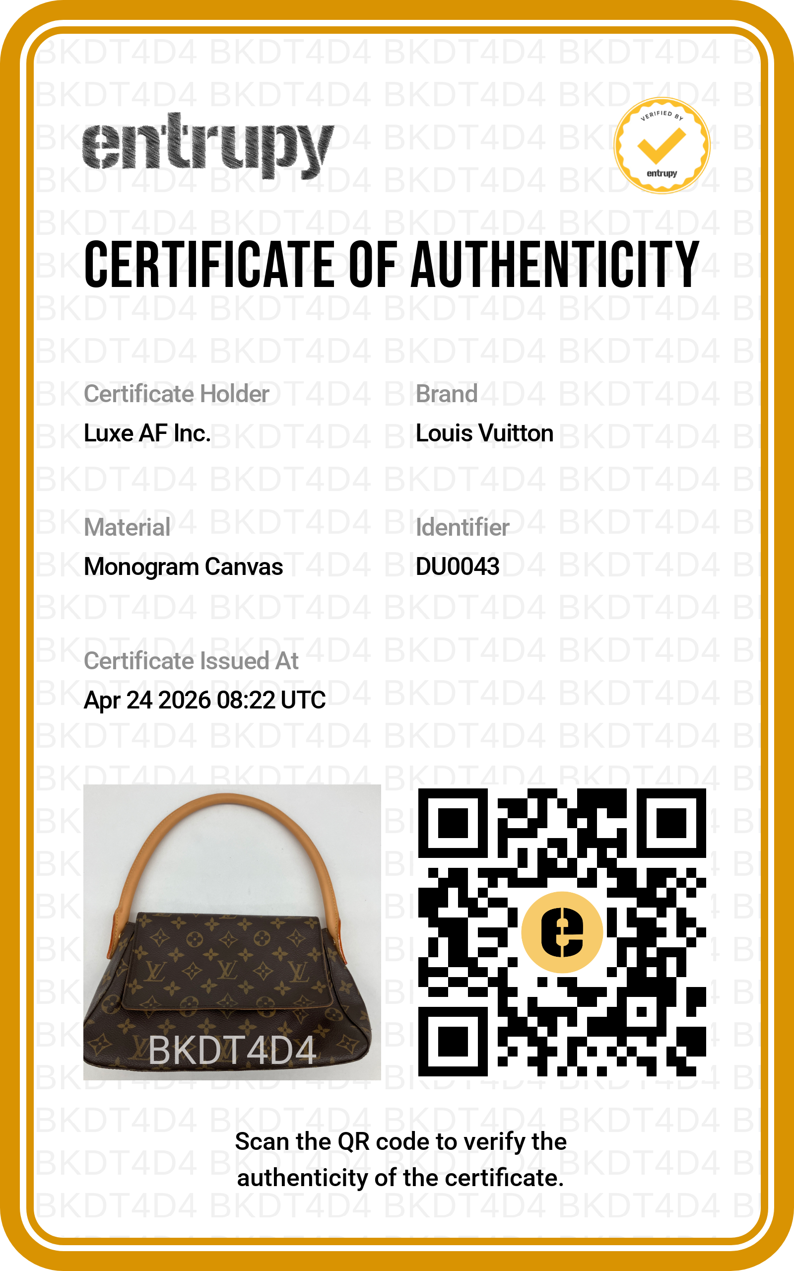 Louis Vuitton Loop Monogram Canvas Shoulder Bag LV2472
