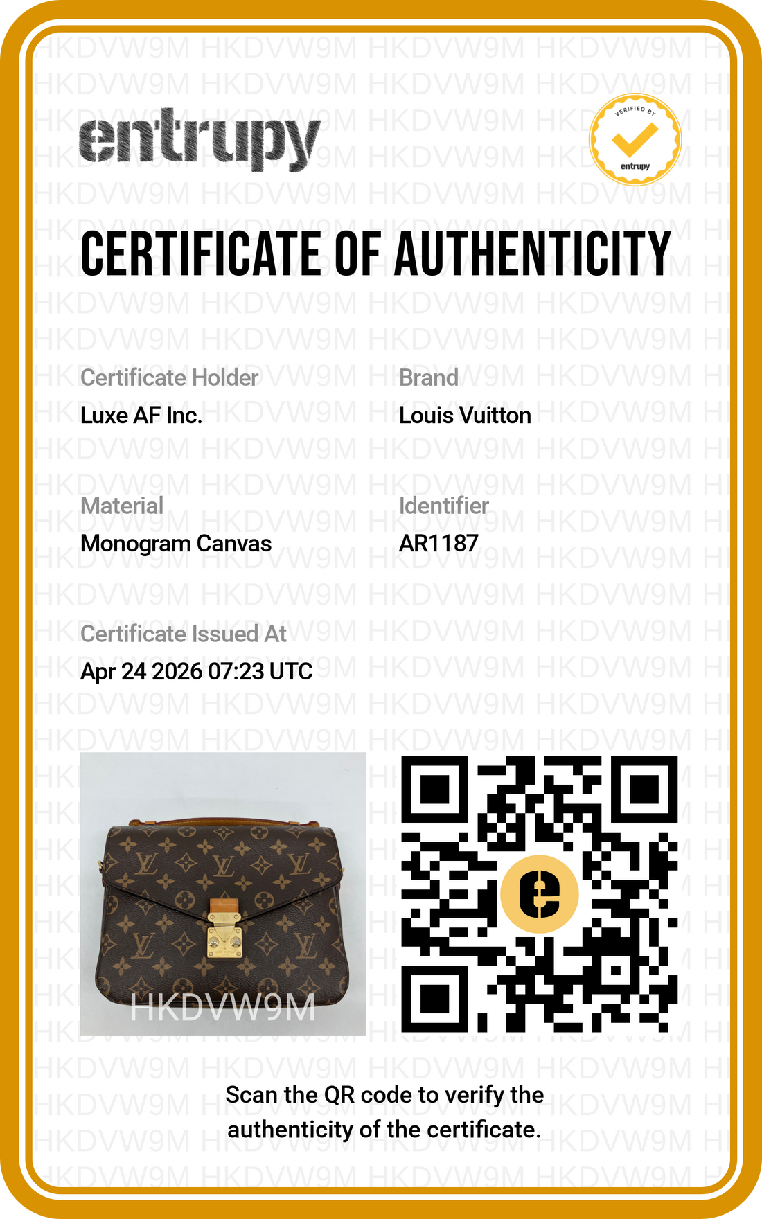 Louis Vuitton Monogram Canvas Pochette Metis LV2470
