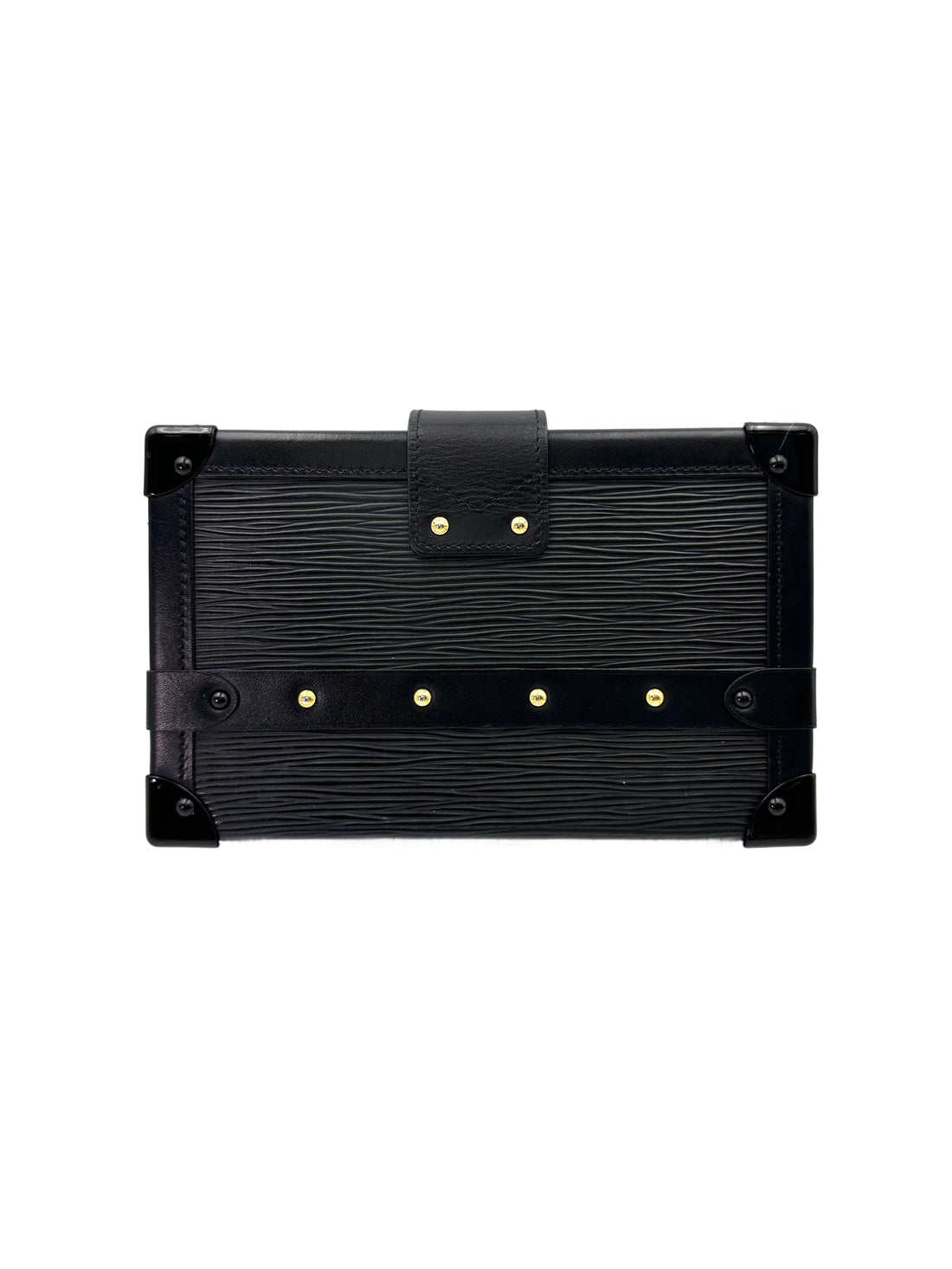 Louis Vuitton Petite Malle Black Epi Leather Shoulder Bag LV2479