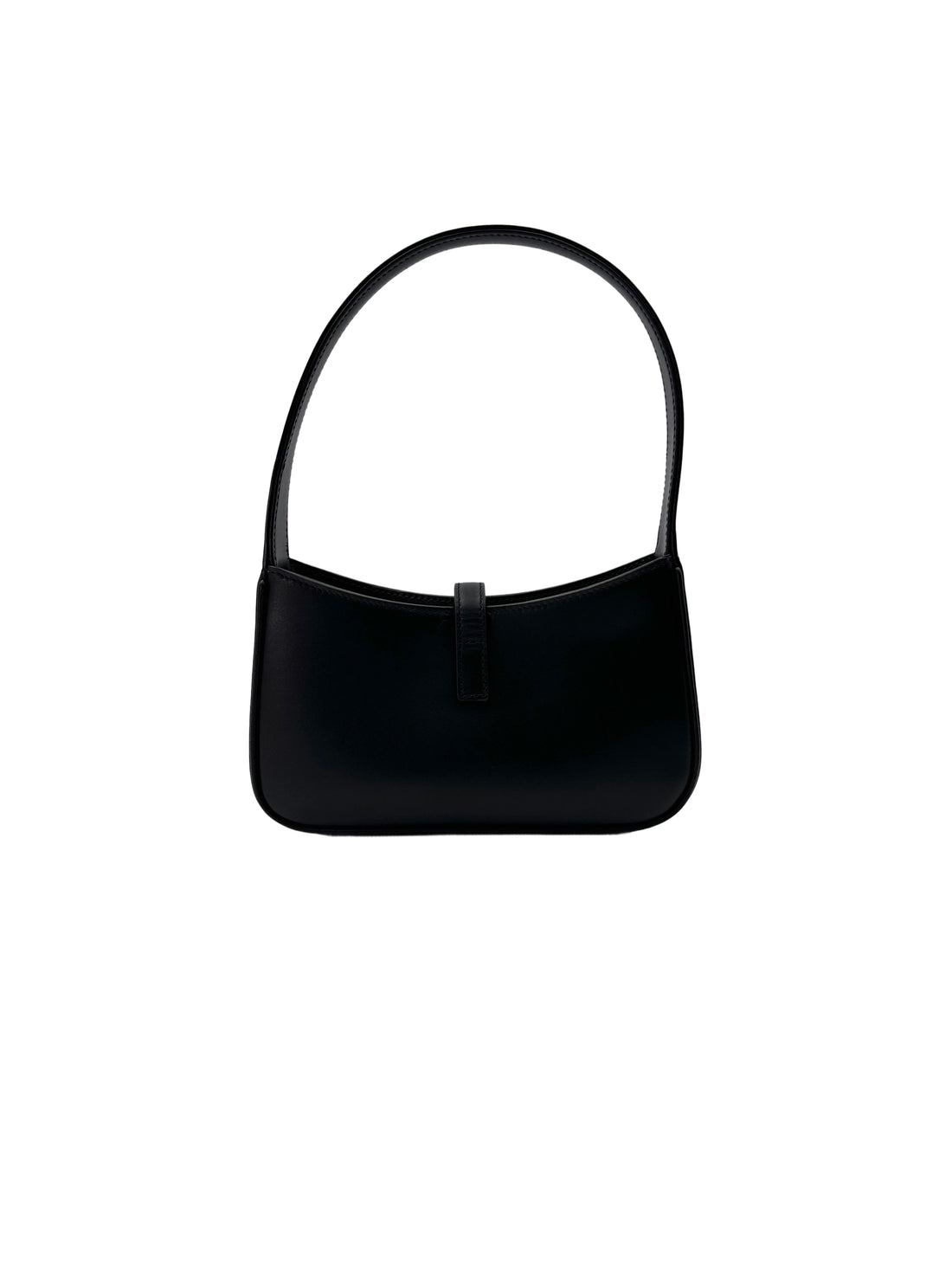 Saint Laurent Le 5 A 7 In Black Smooth Leather Hobo Bag SL190