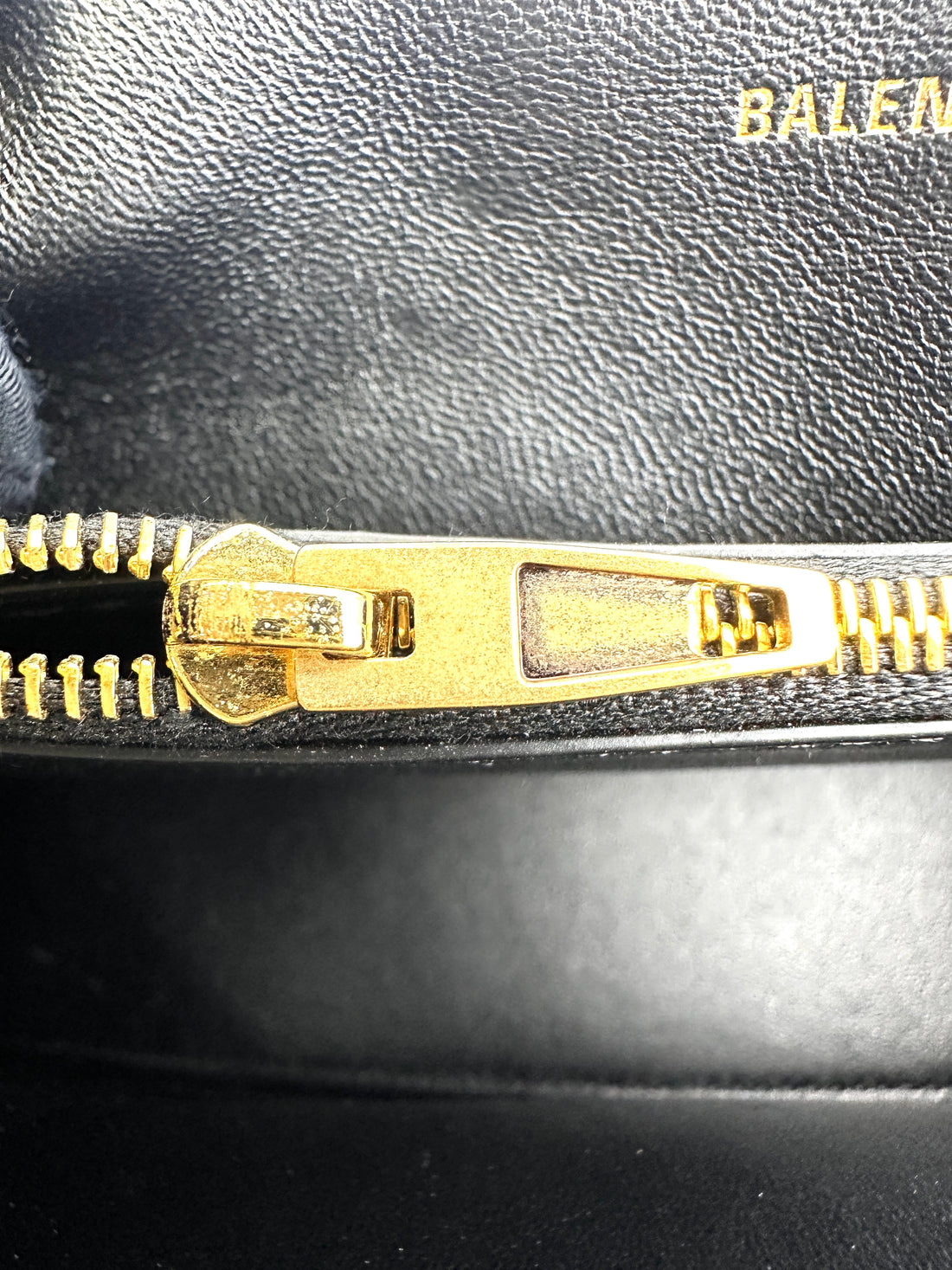 Balenciga Hourglass Black Crocodile Embossed Shoulder Bag BB64