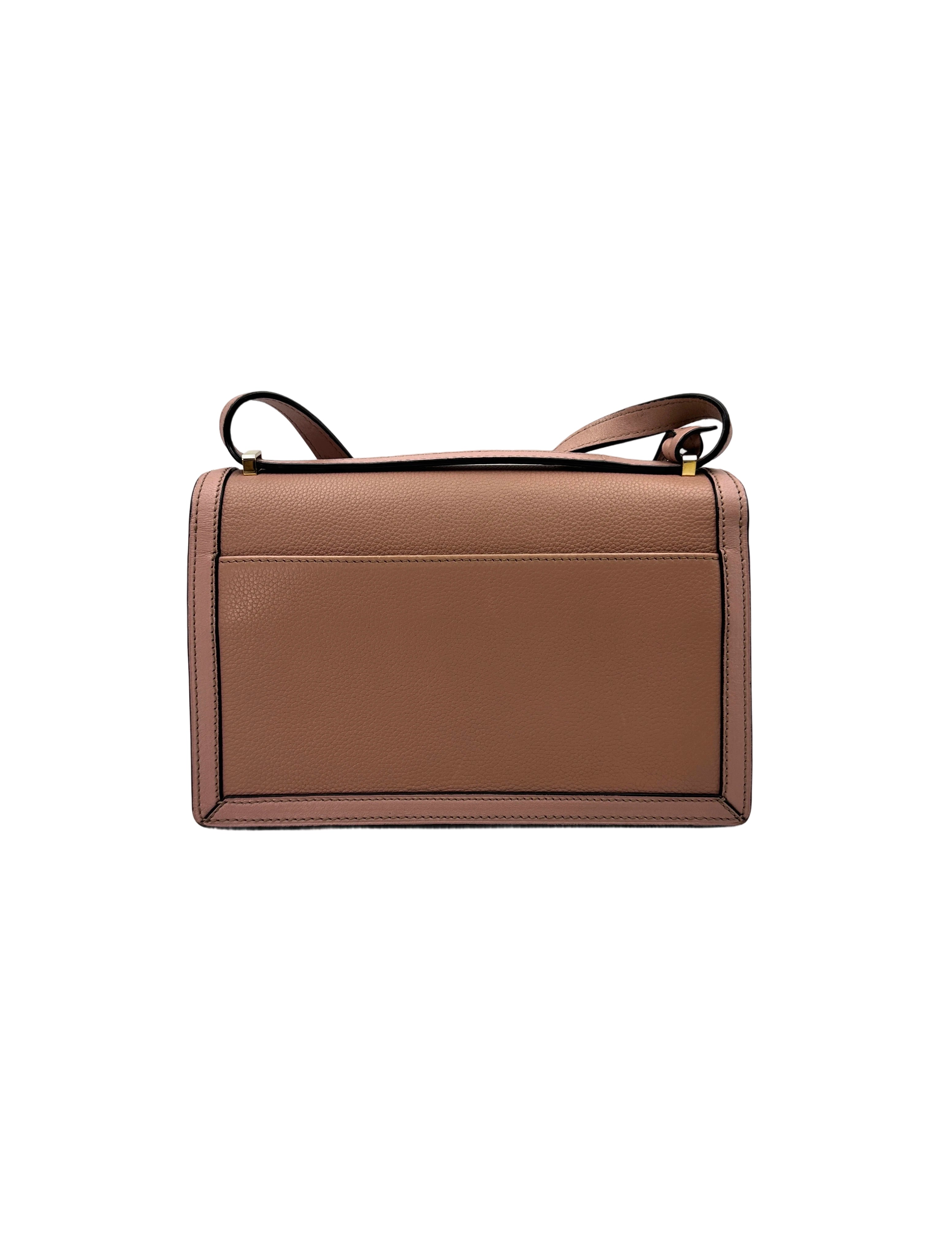 Loewe Barcelona Pink Leather Flap Bag IRIS177
