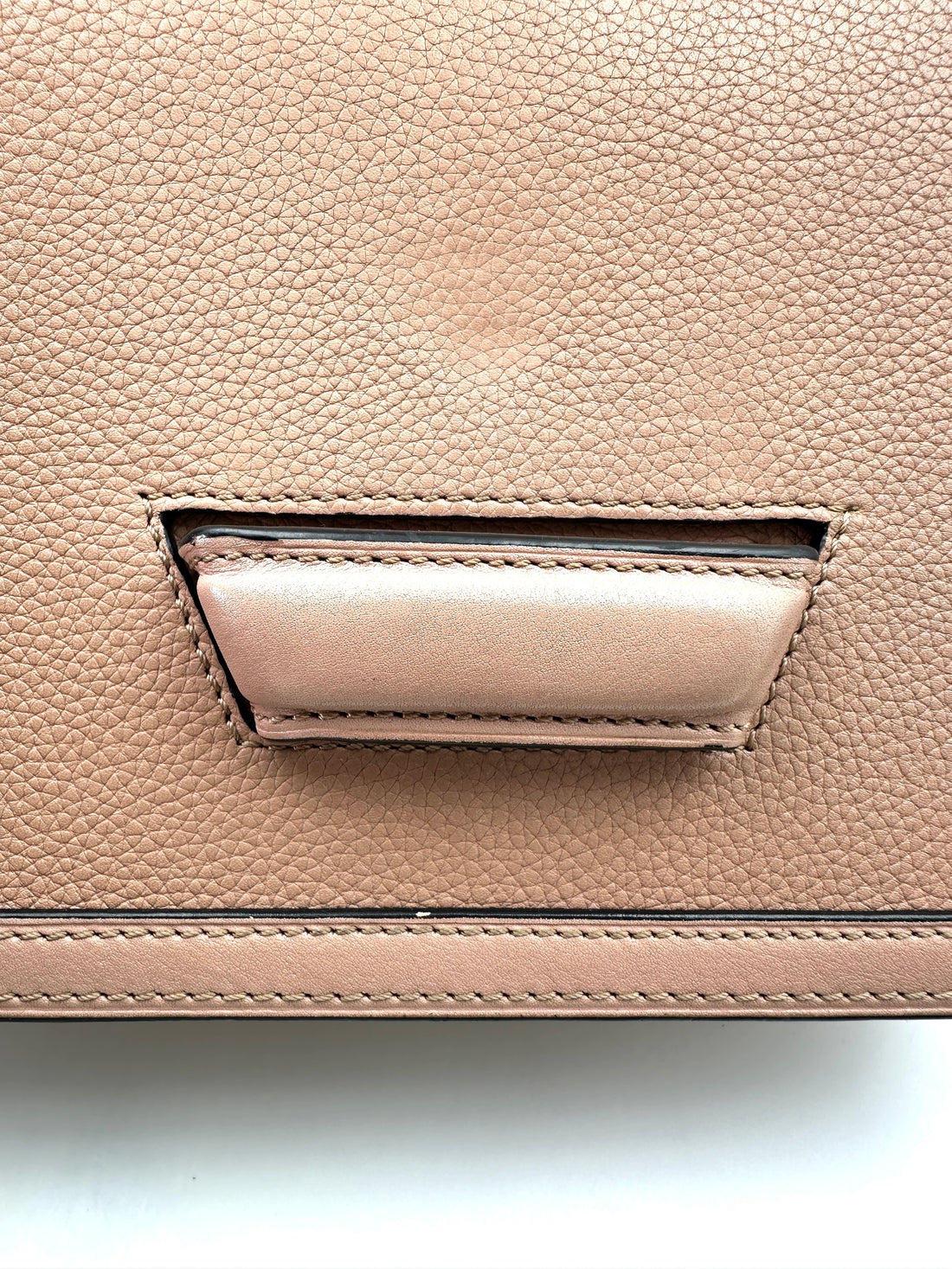 Loewe Barcelona Pink Leather Flap Bag IRIS177