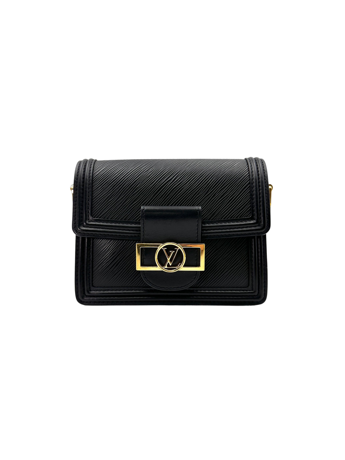 Louis Vuitton Dauphine Black Epi Leather Shoulder Bag LV2480