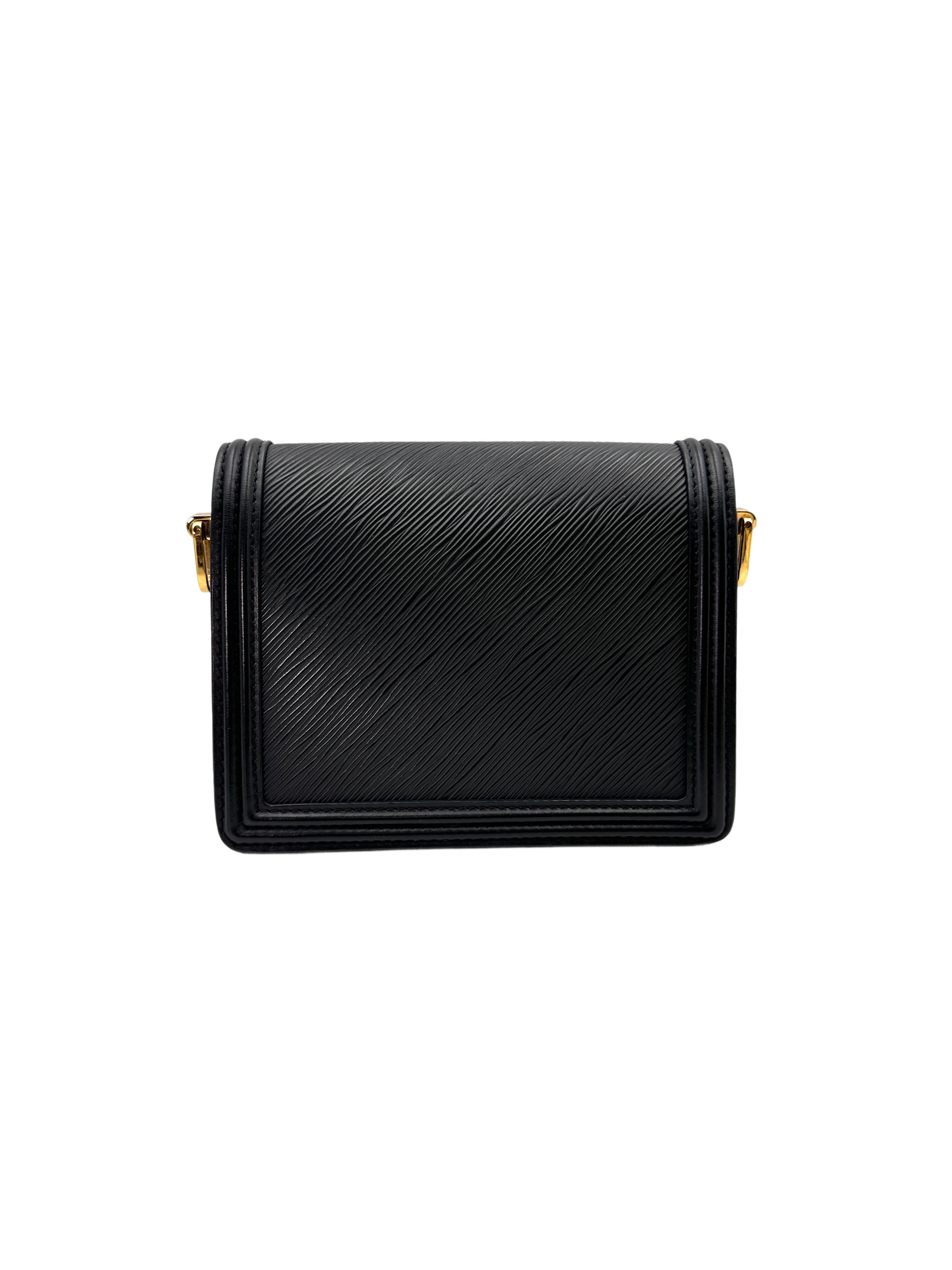 Louis Vuitton Dauphine Black Epi Leather Shoulder Bag LV2480