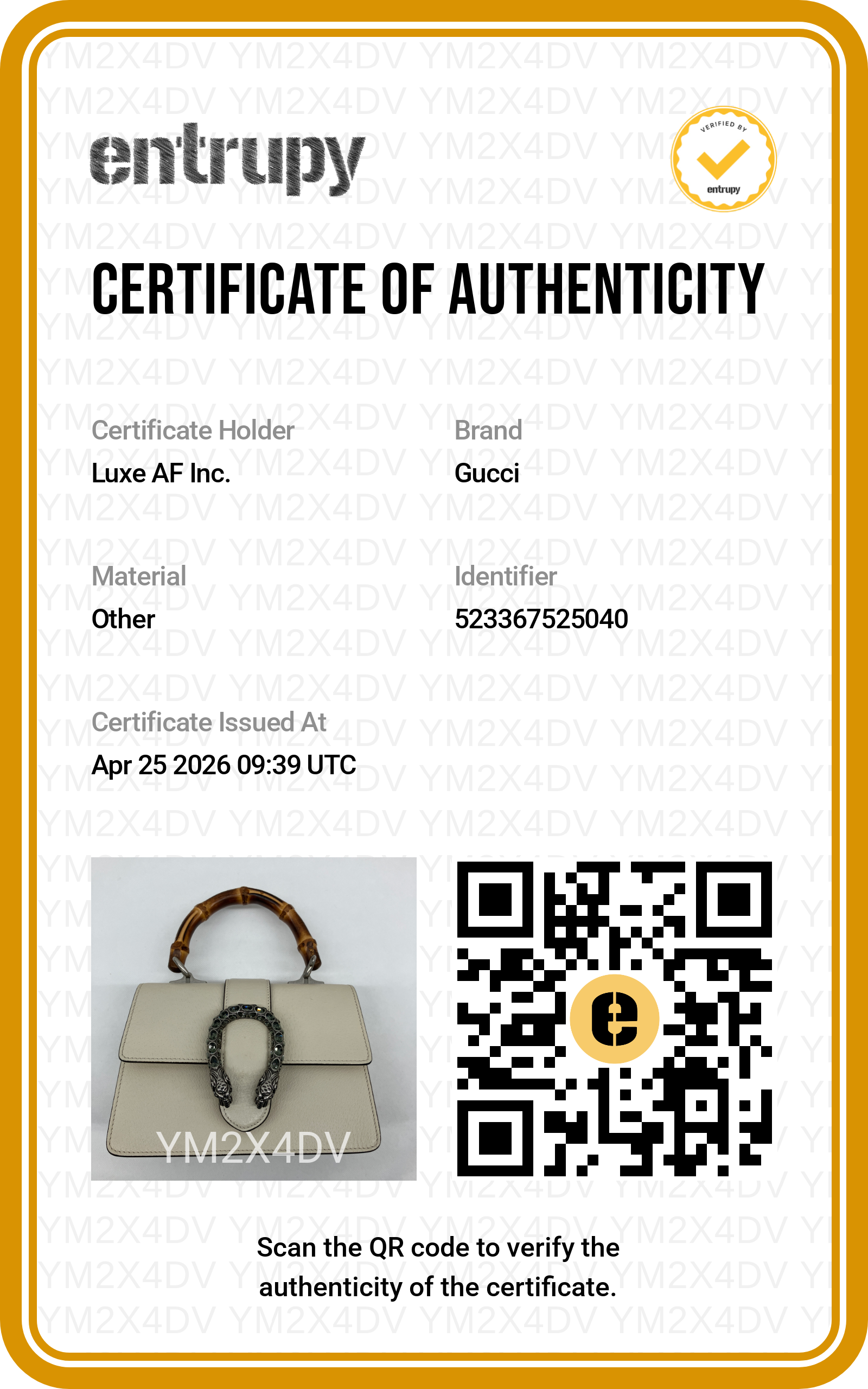 Gucci Dionysus White Leather Bamboo Handle Bag GG867