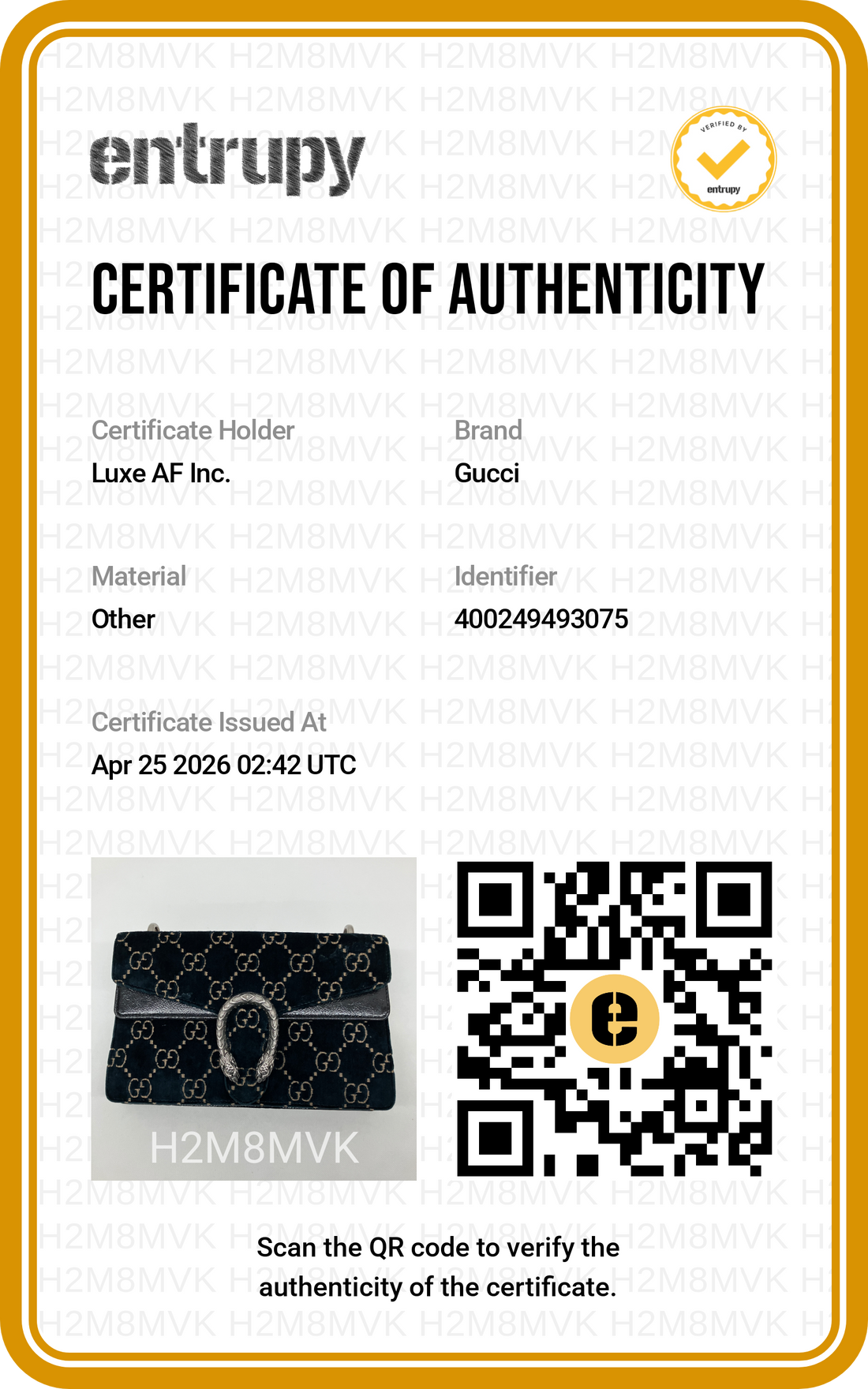 Gucci Dionysus Navy Velvet Shoulder Bag GG876