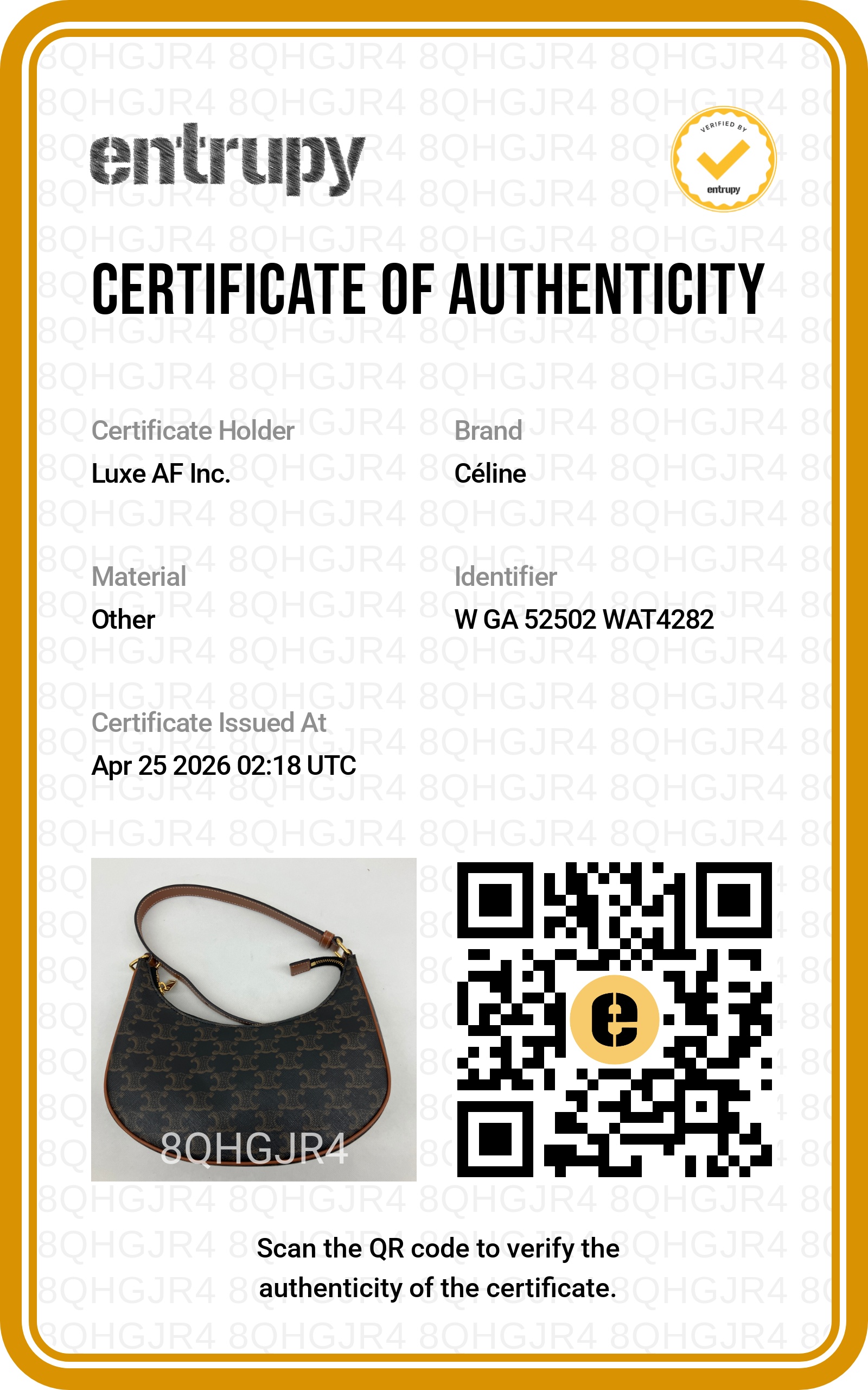 Celine Triomphe Canvas Ava Bag CE153