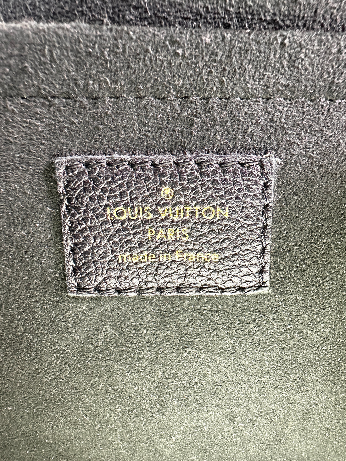 Louis Vuitton Saint Sulpice Black Monogram Empreinte Medium Size Shoulder Bag LV2482