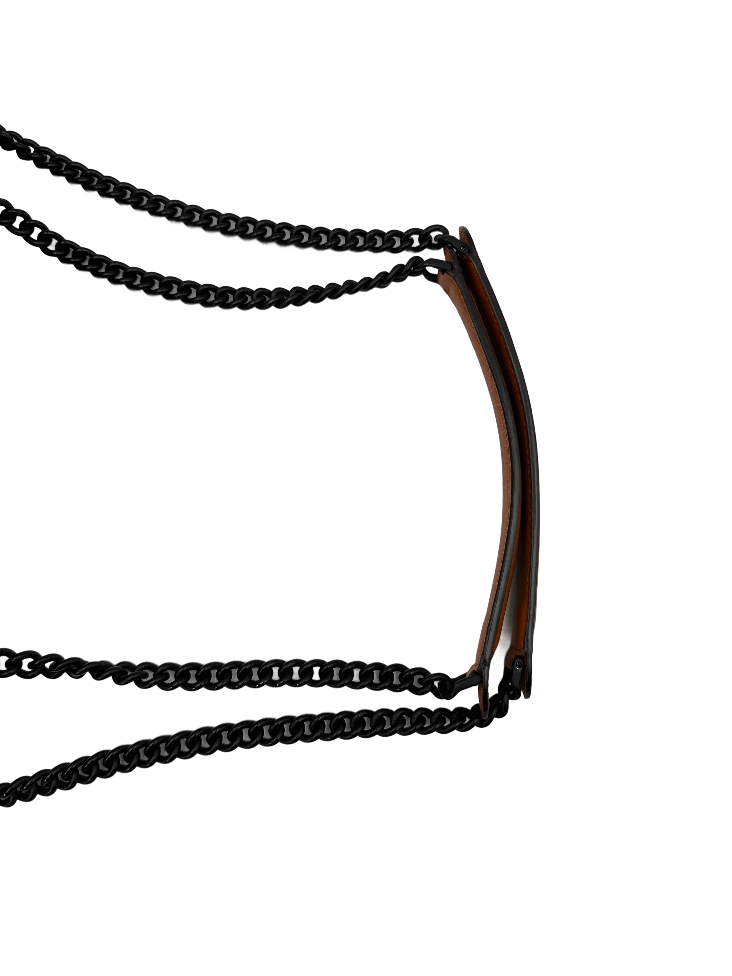 Fendi Baguette Interlaced Leather Shoulder Bag FF94