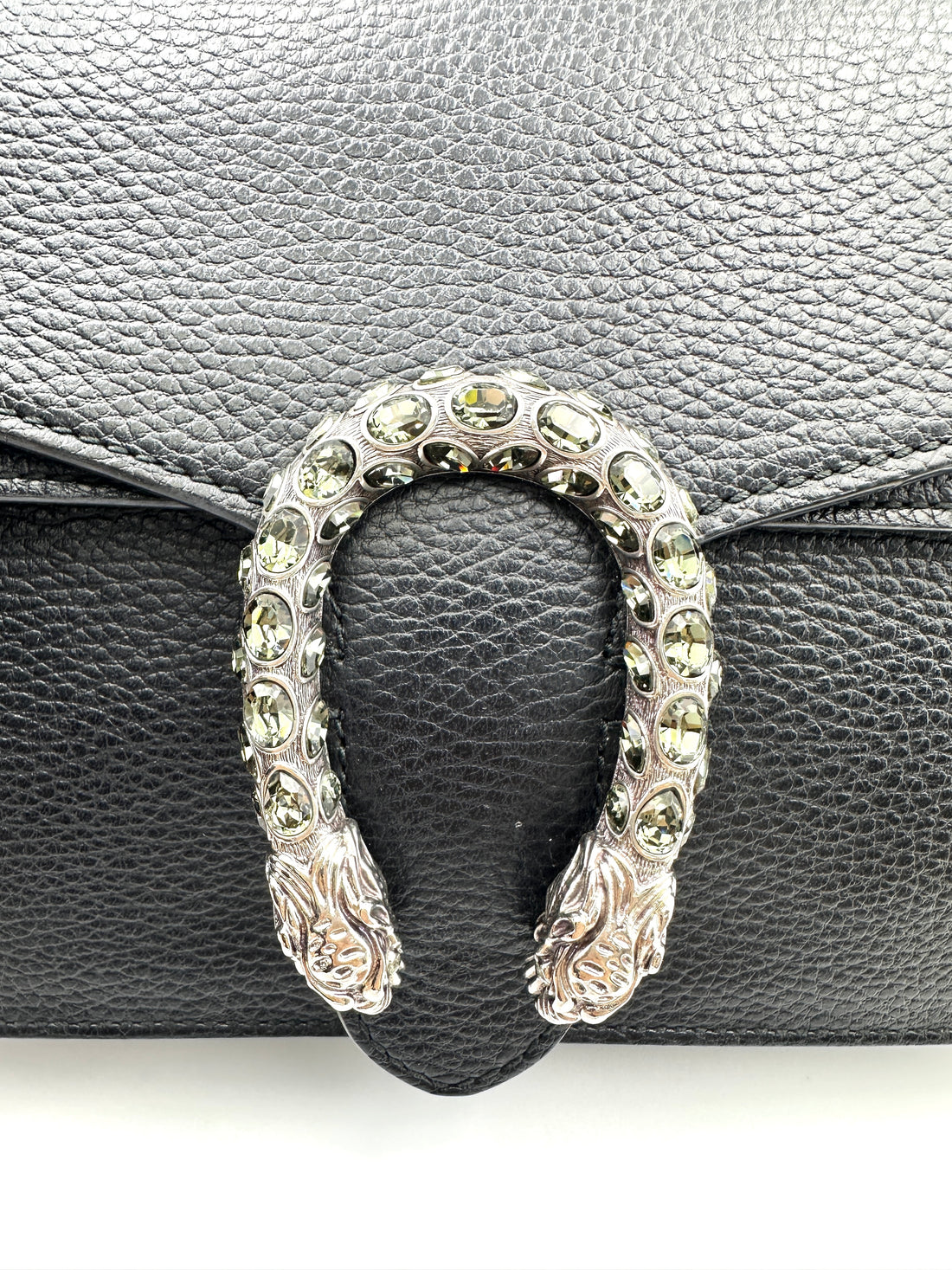 Gucci Dionysus Black Leather Shoulder Bag GG864