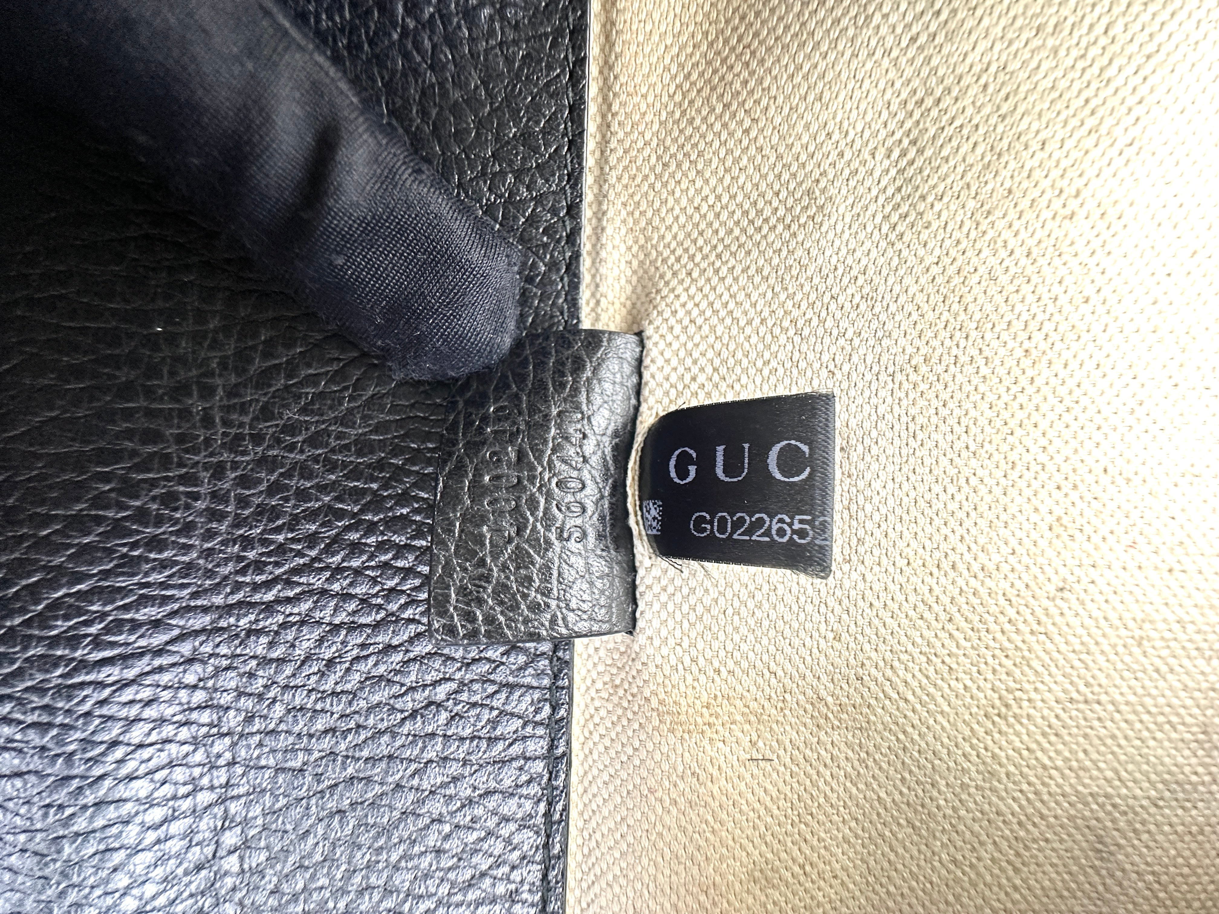 Gucci Dionysus Black Leather Shoulder Bag GG864