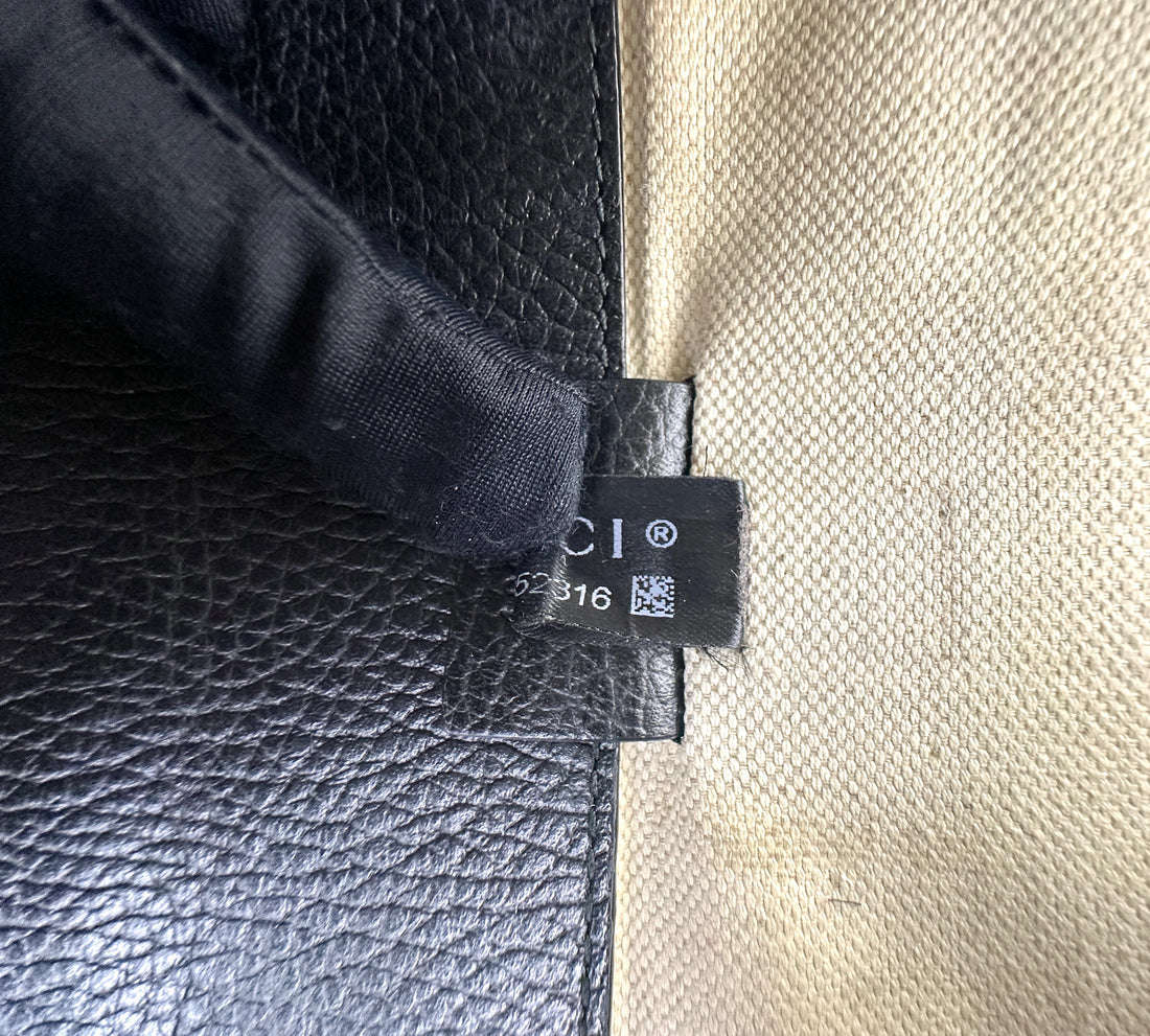 Gucci Dionysus Black Leather Shoulder Bag GG864