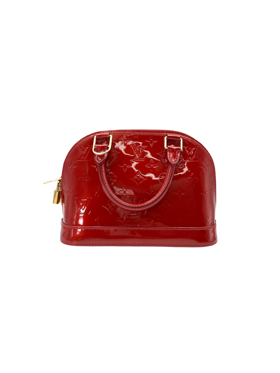 Louis Vuitton Alma BB Red Epi Leather Handle Bag LV2484