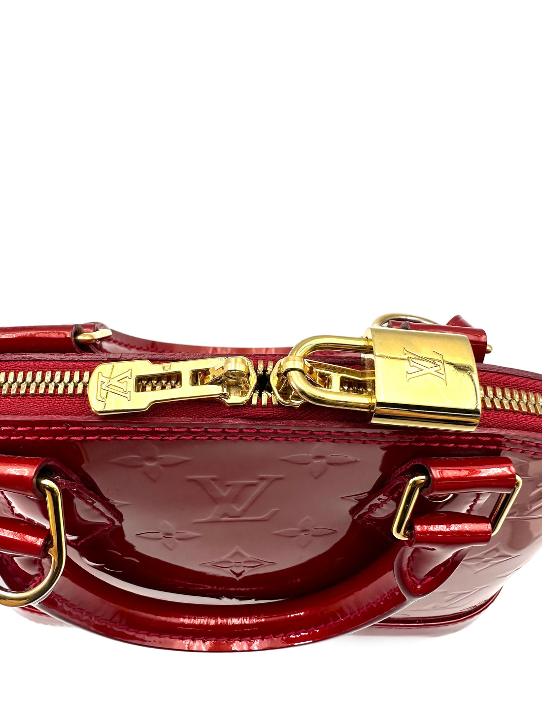 Louis Vuitton Alma BB Red Epi Leather Handle Bag LV2484
