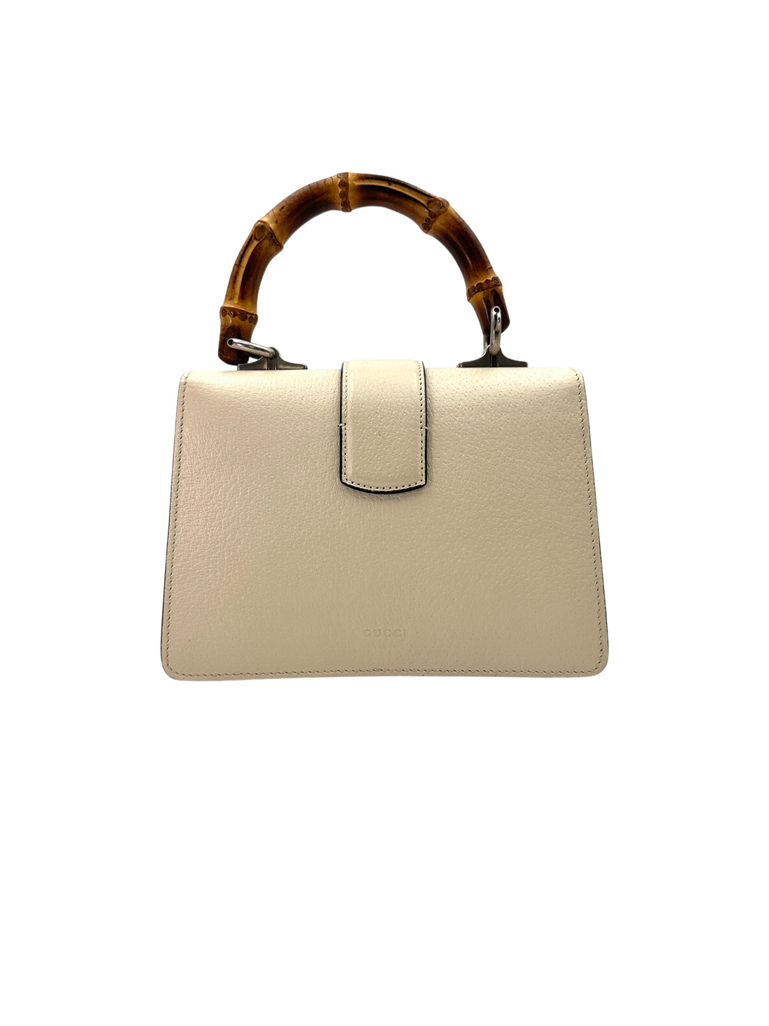 Gucci Dionysus White Leather Bamboo Handle Bag GG867