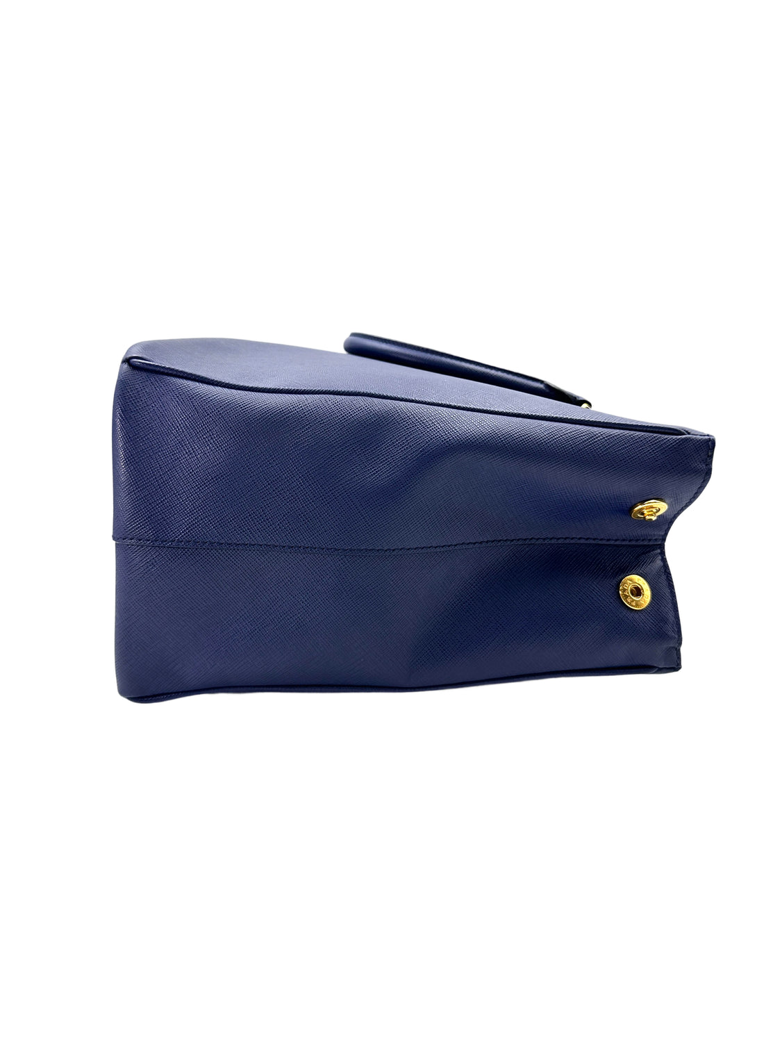 Prada Galleria Blue Saffiano Lux Leather Handle Bag PR282