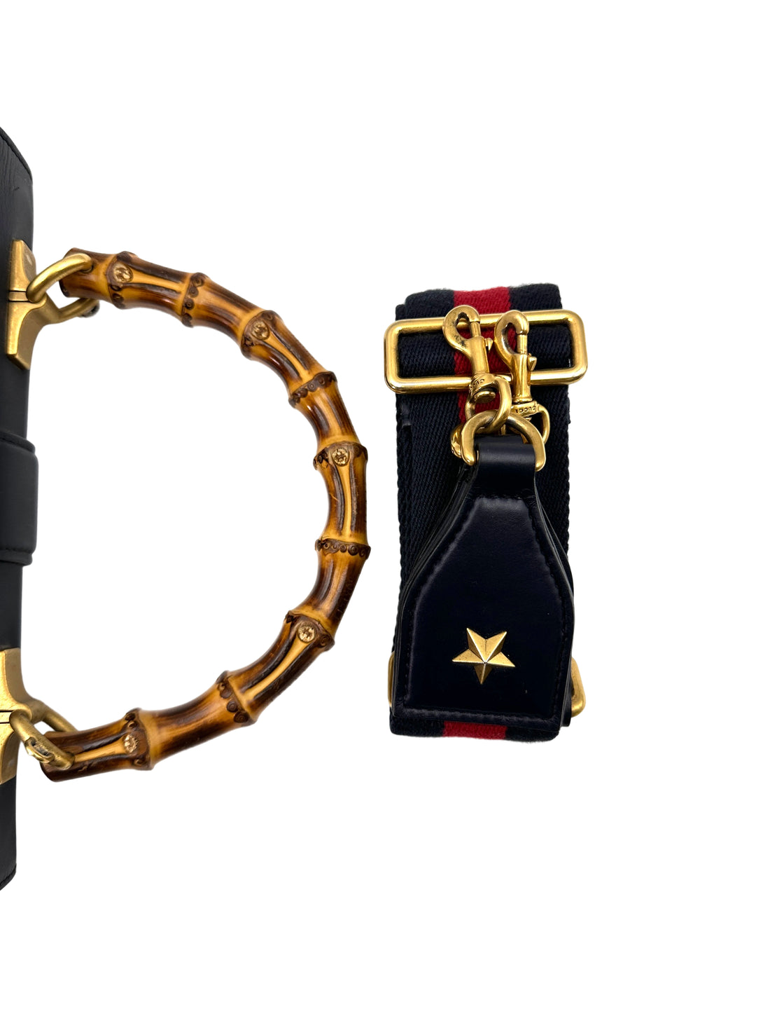 Gucci Dionysus Multicolor Leather Bamboo Handle Bag GG868
