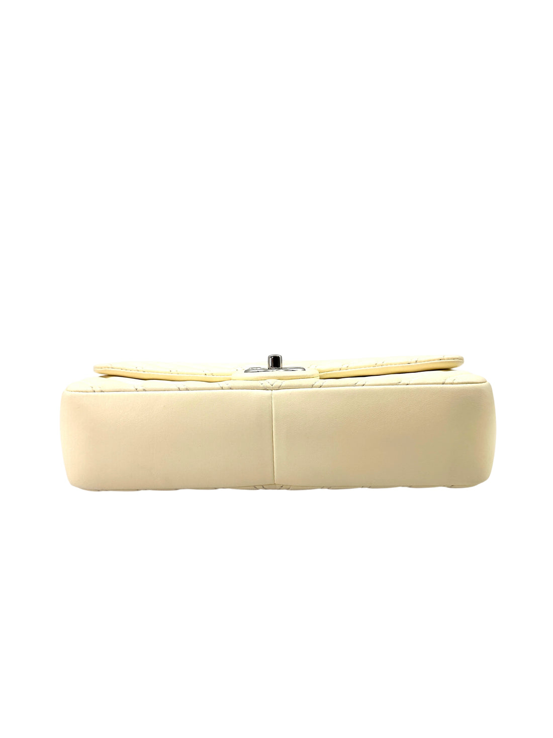 Chanel Classic Flap White Chevron Quilted Leather Flap Bag(21***41) CC1815
