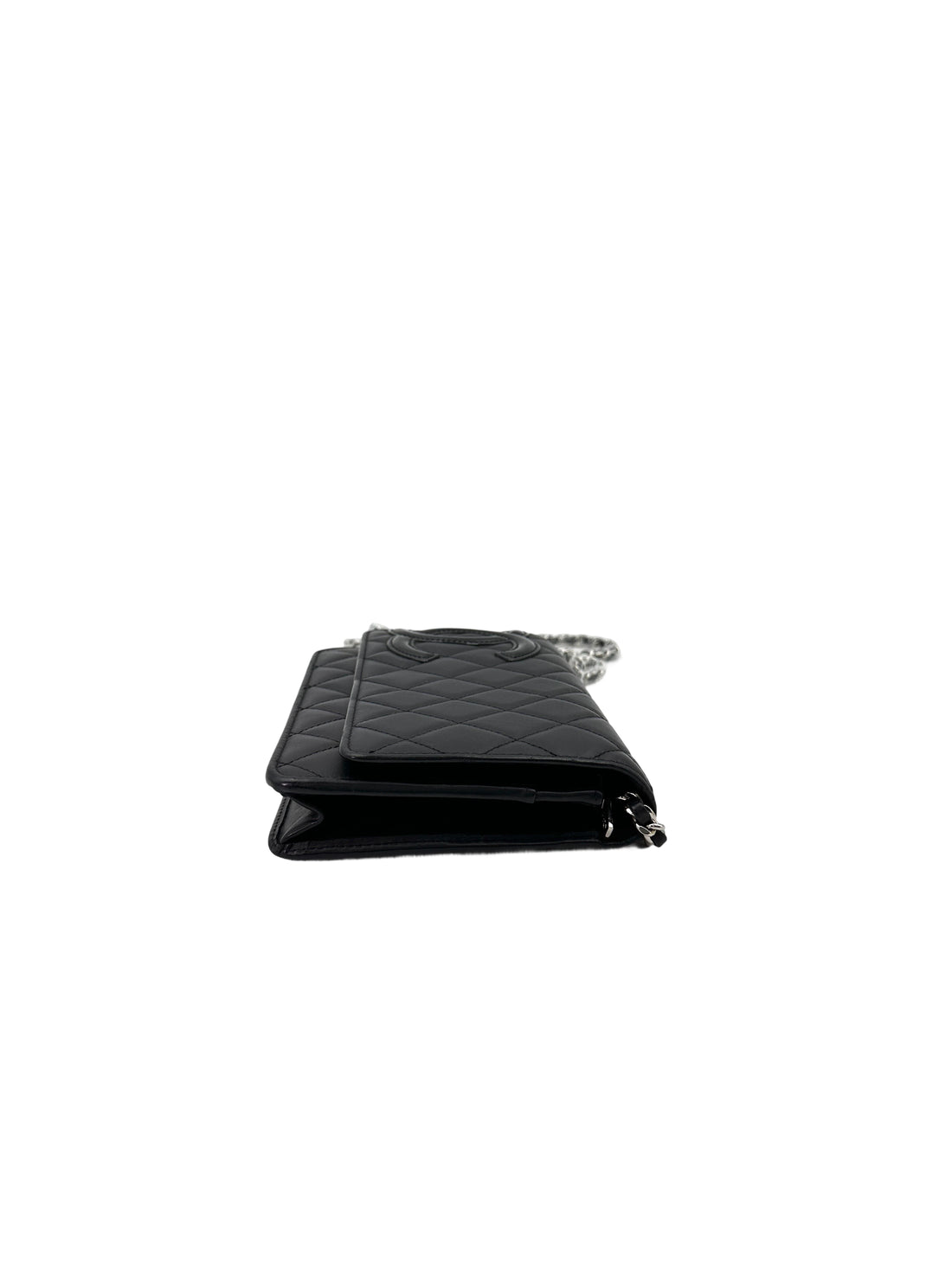 Chanel Cambon Black Quilted Leather Wallet On Chain(17***67) CC1819
