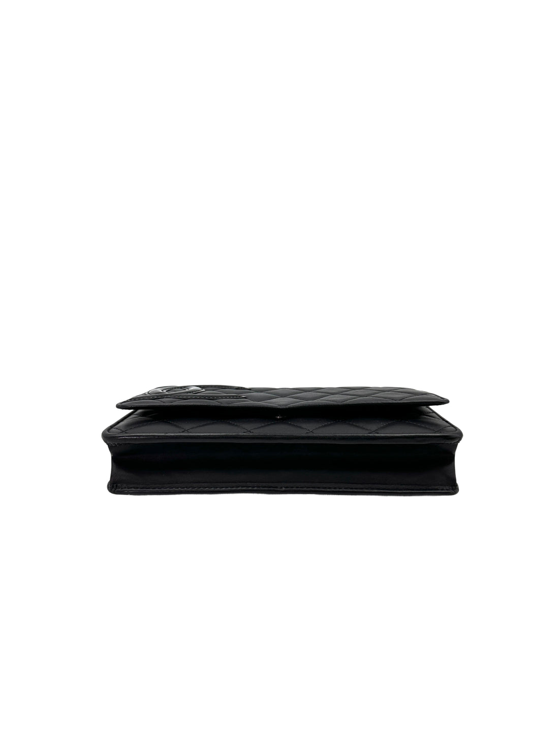 Chanel Cambon Black Quilted Leather Wallet On Chain(17***67) CC1819
