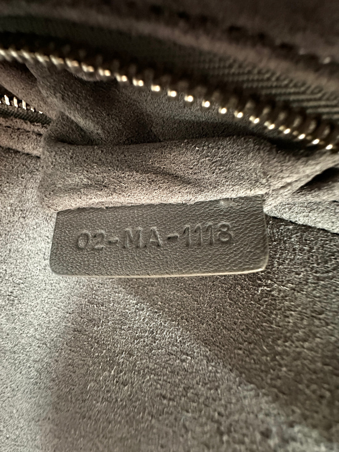 Christian Dior Lady Dior Grey Cannage Lambskin Handle Bag With Silver Charms DR685