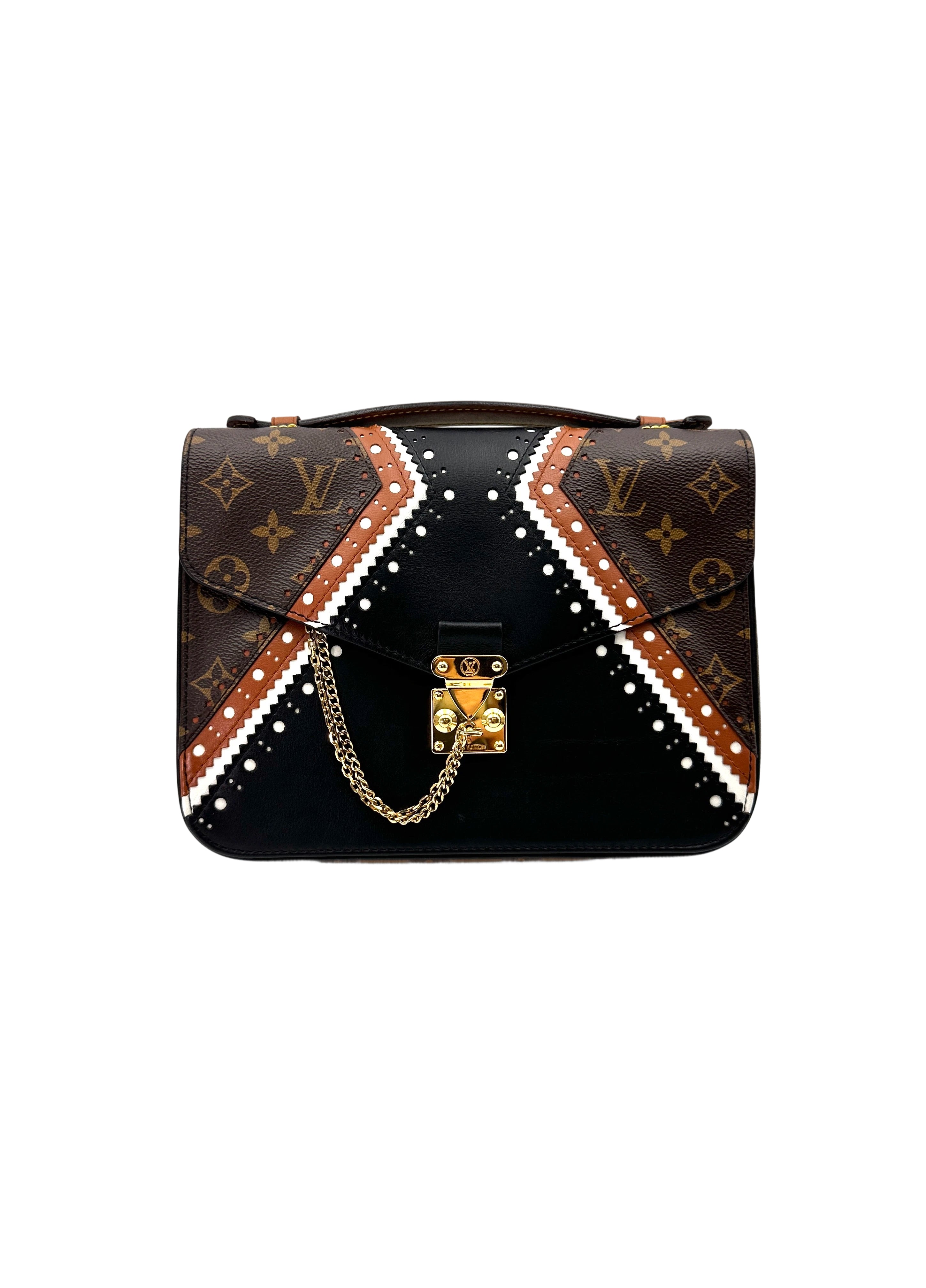 Louis Vuitton Monogram Canvas Brogue Pochette Metis LV2485