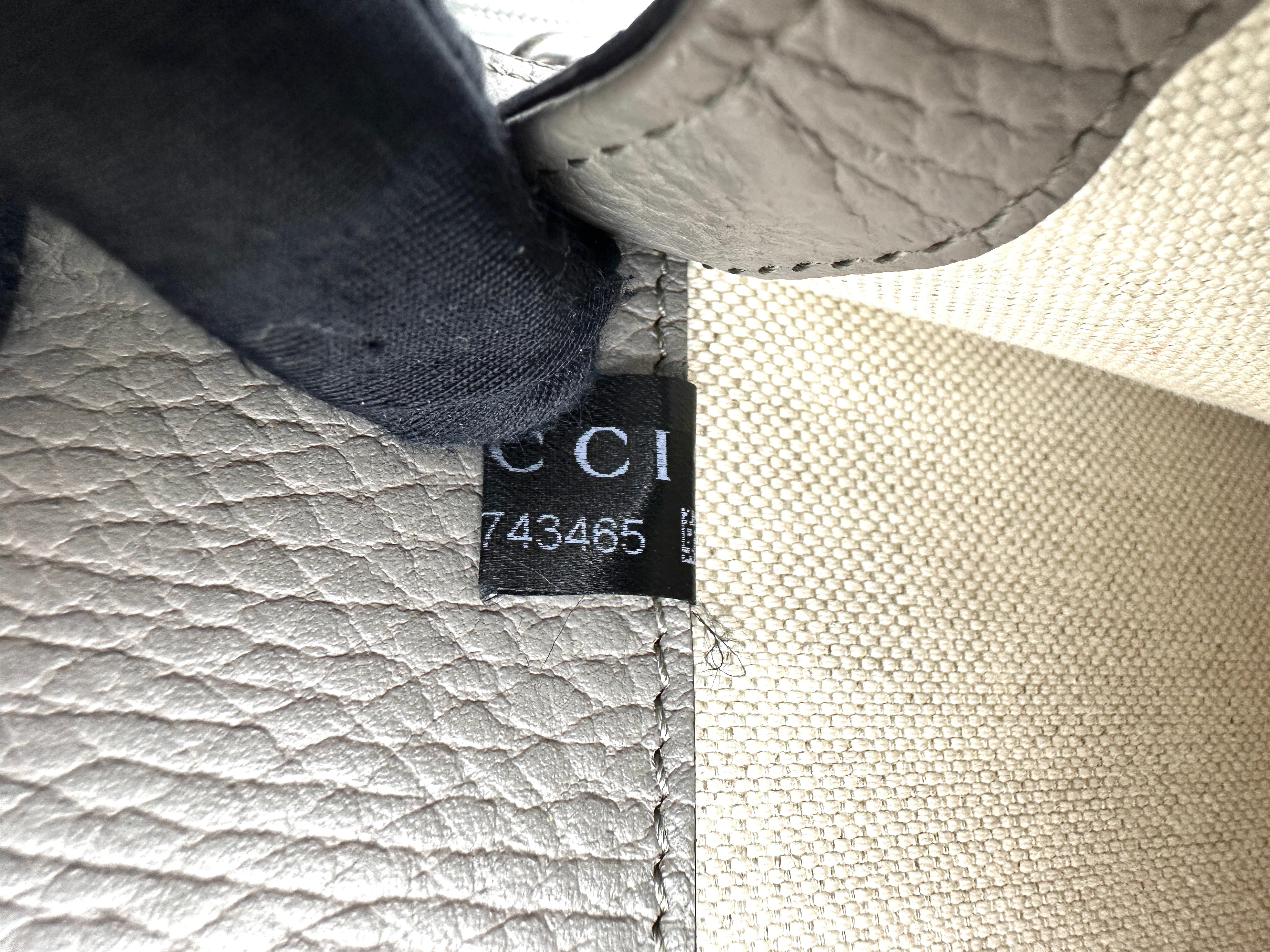Gucci Dionysus Grey Leather Medium Size Shoulder Bag GG869