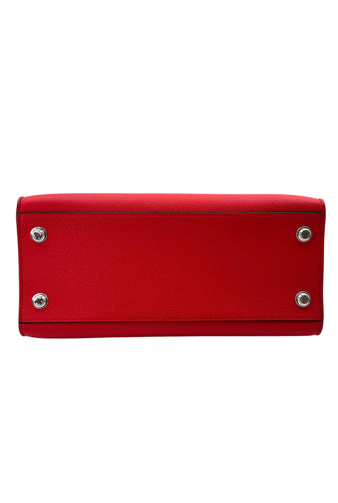 Louis Vuitton City Steamer MM Red Grained Leather Handle Bag LV2486