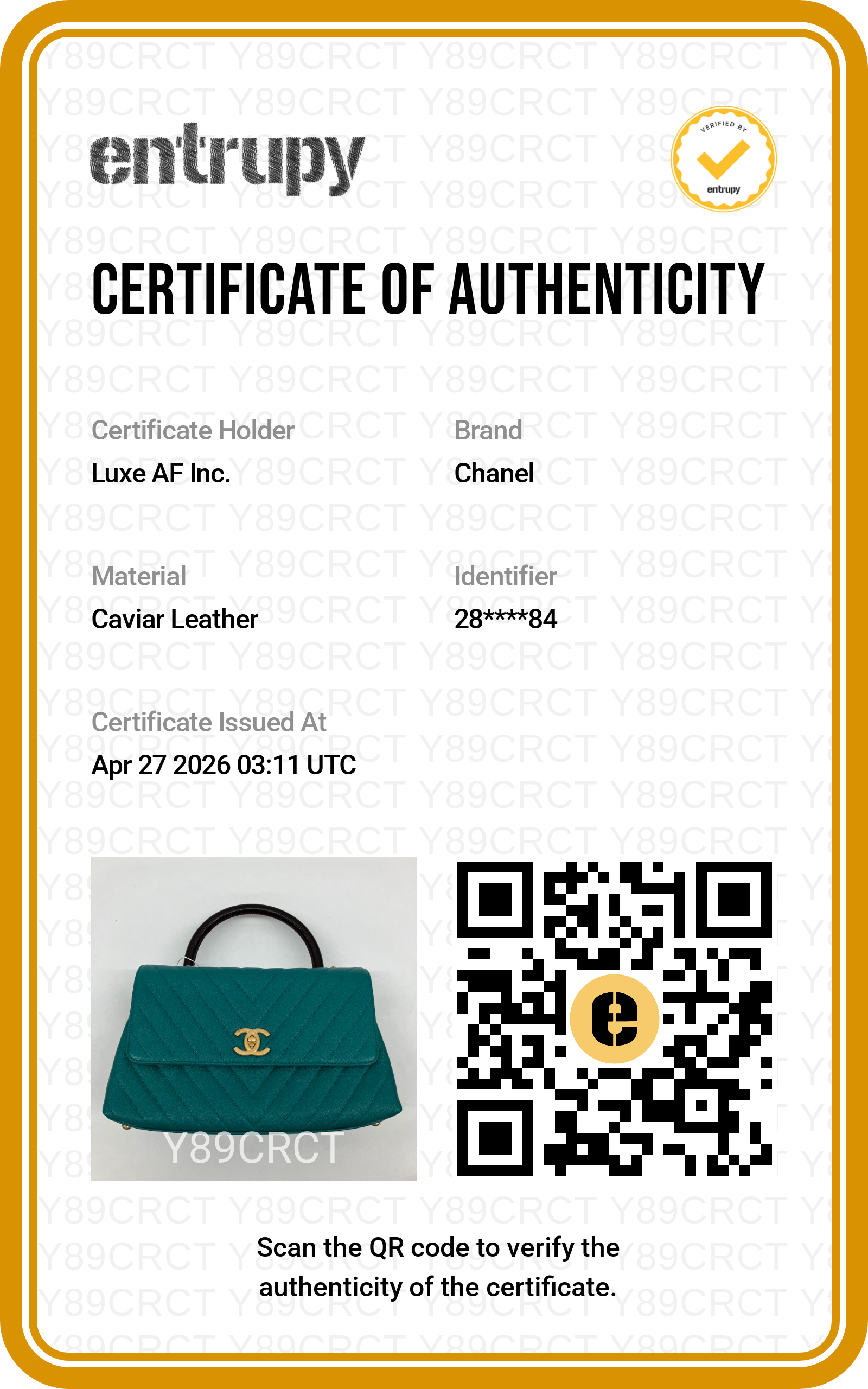 Chanel CoCo Handle Green Chevron Quilted Leather Medium Size Lizard Handle Shoulder Bag(28***84) CC1814