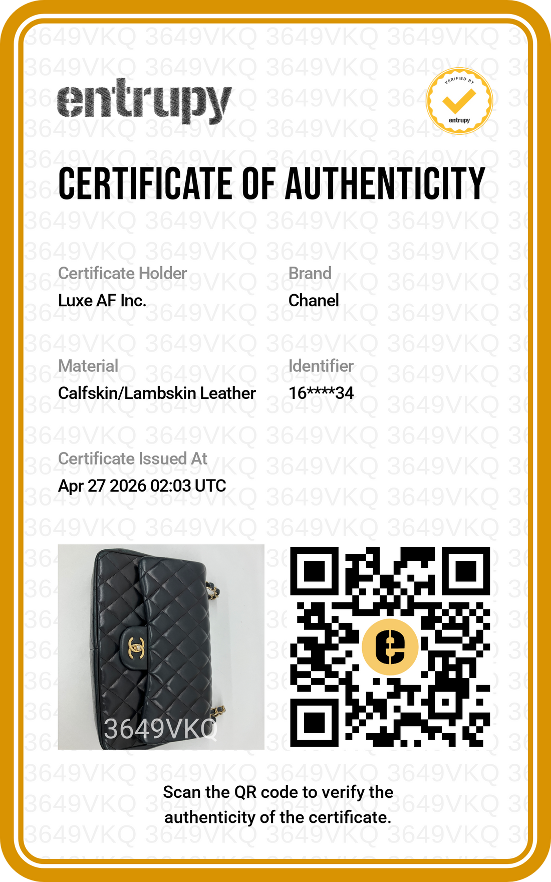 Chanel Classic Flap Black Quilted Patent Lambskin Large Size Flap Bag With Gold Buckle(16***34) CC1847