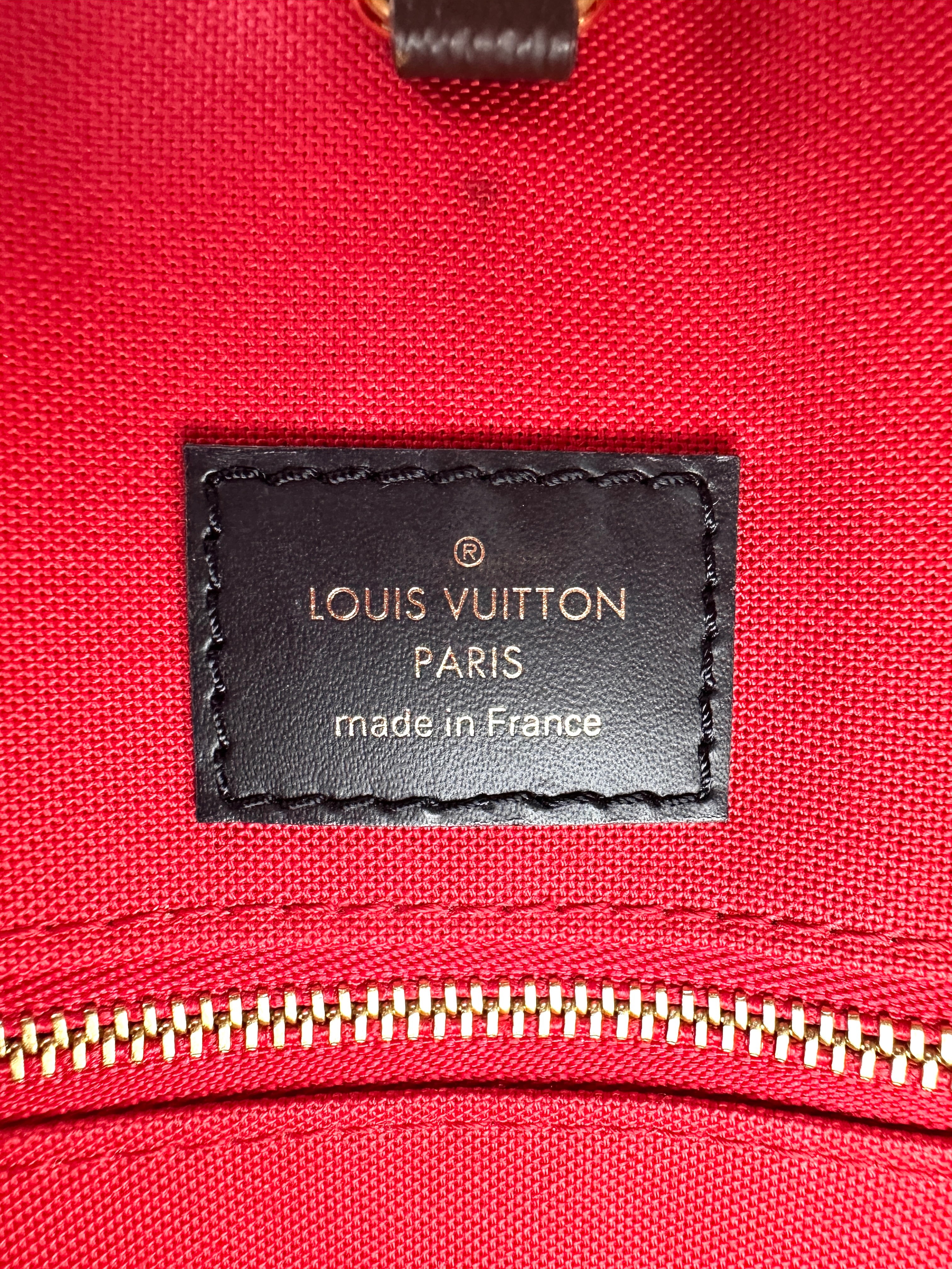 Louis Vuitton OnTheGo GM Brown Monogram Canvas Tote Handle Bag LV2505