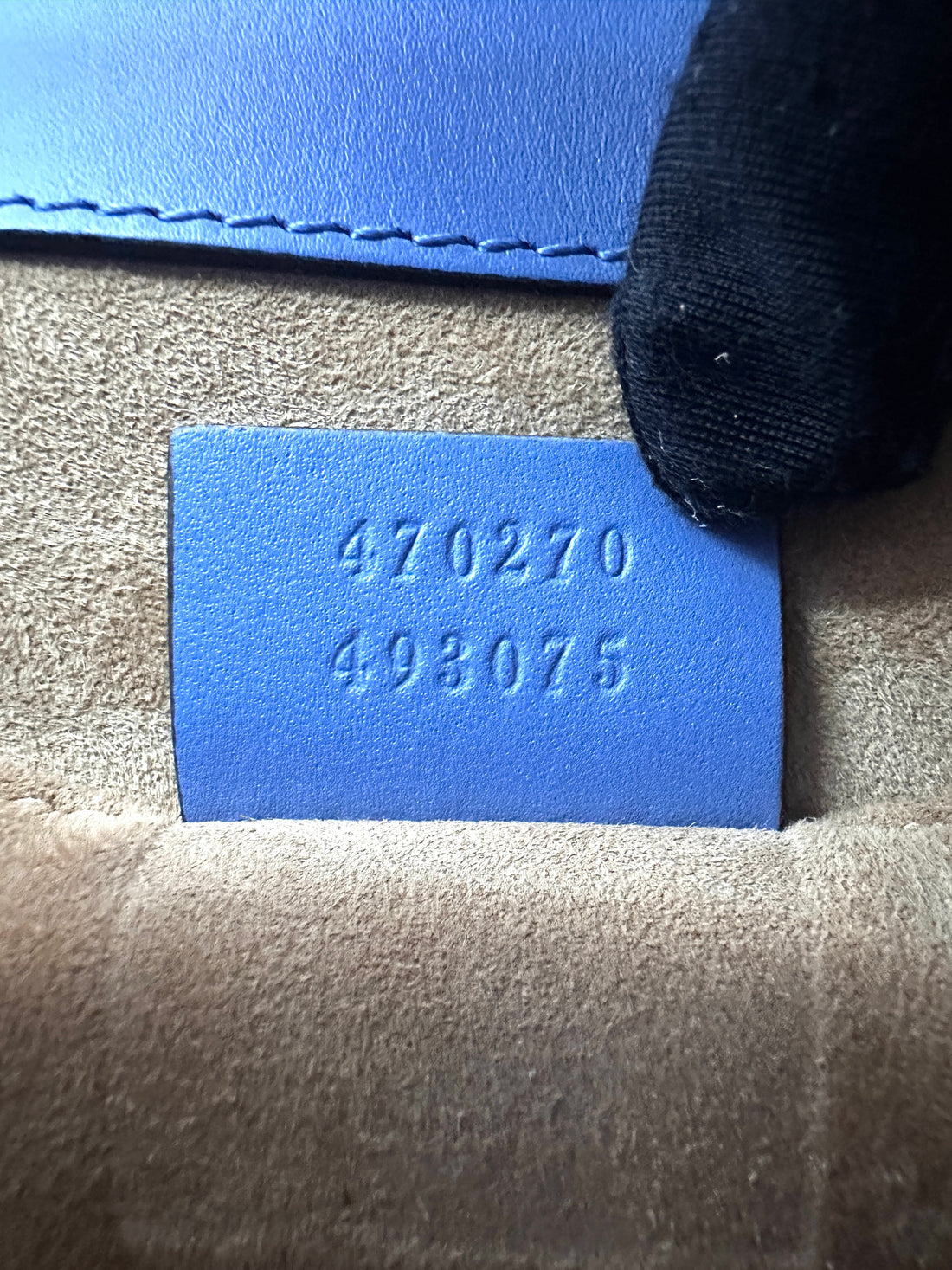 Gucci Sylvie Blue Leather Small Size Shoulder Bag GG871