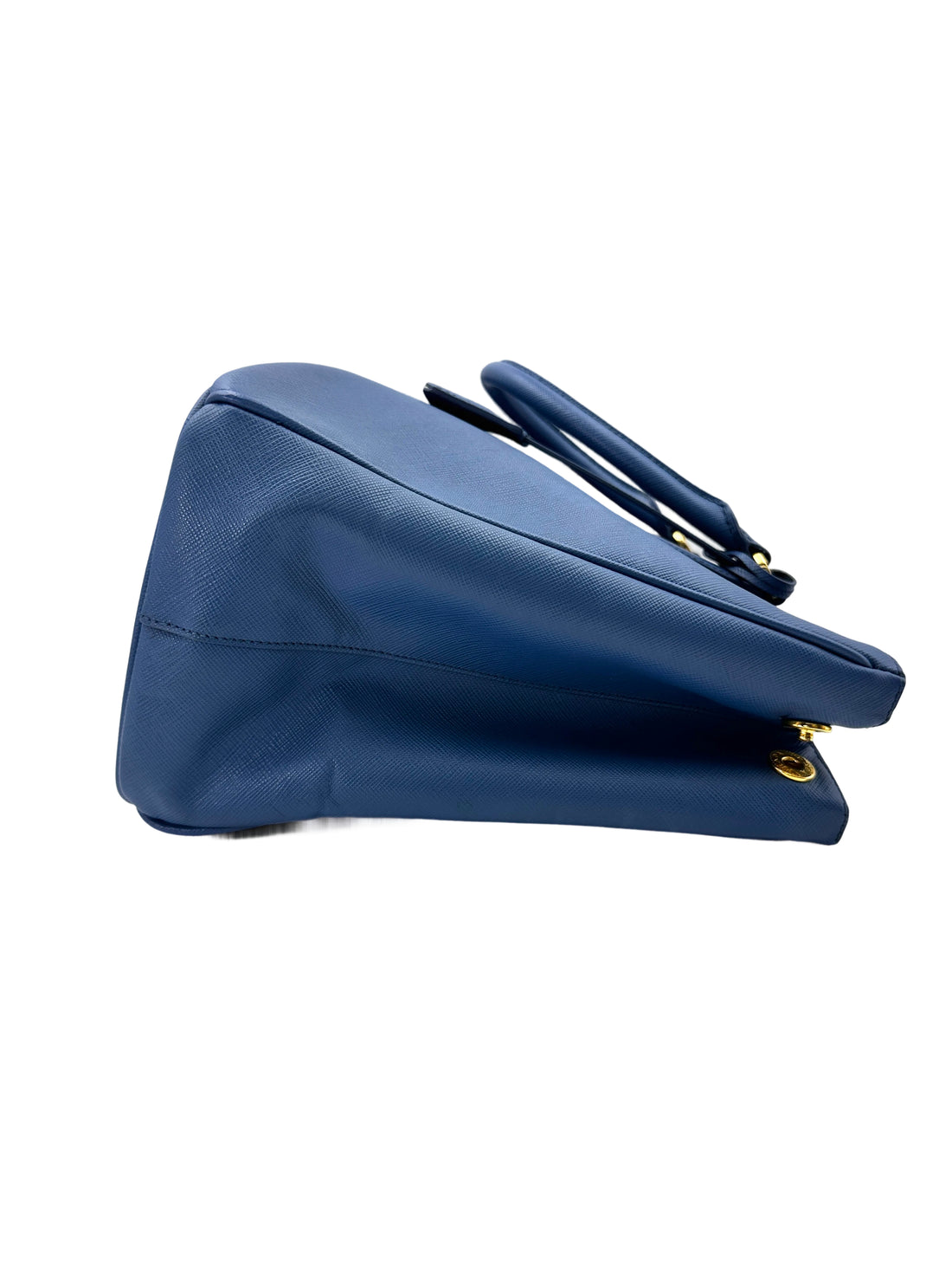 Prada Galleria Blue Saffiano Lux Leather Handle Bag PR285