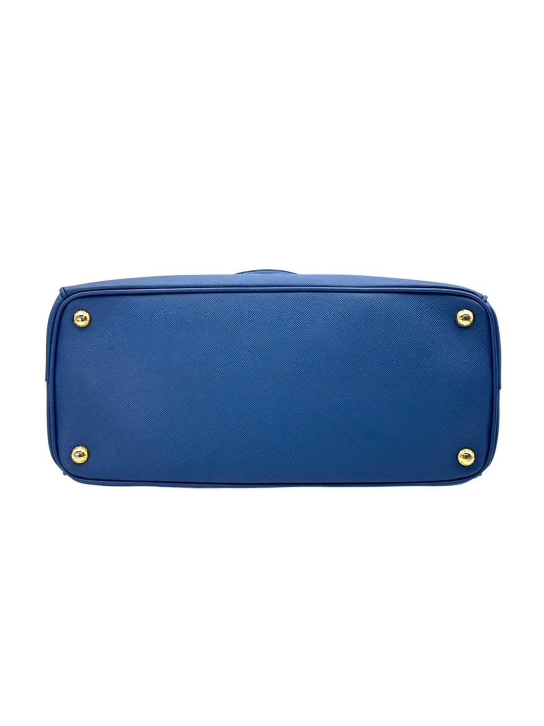 Prada Galleria Blue Saffiano Lux Leather Handle Bag PR285