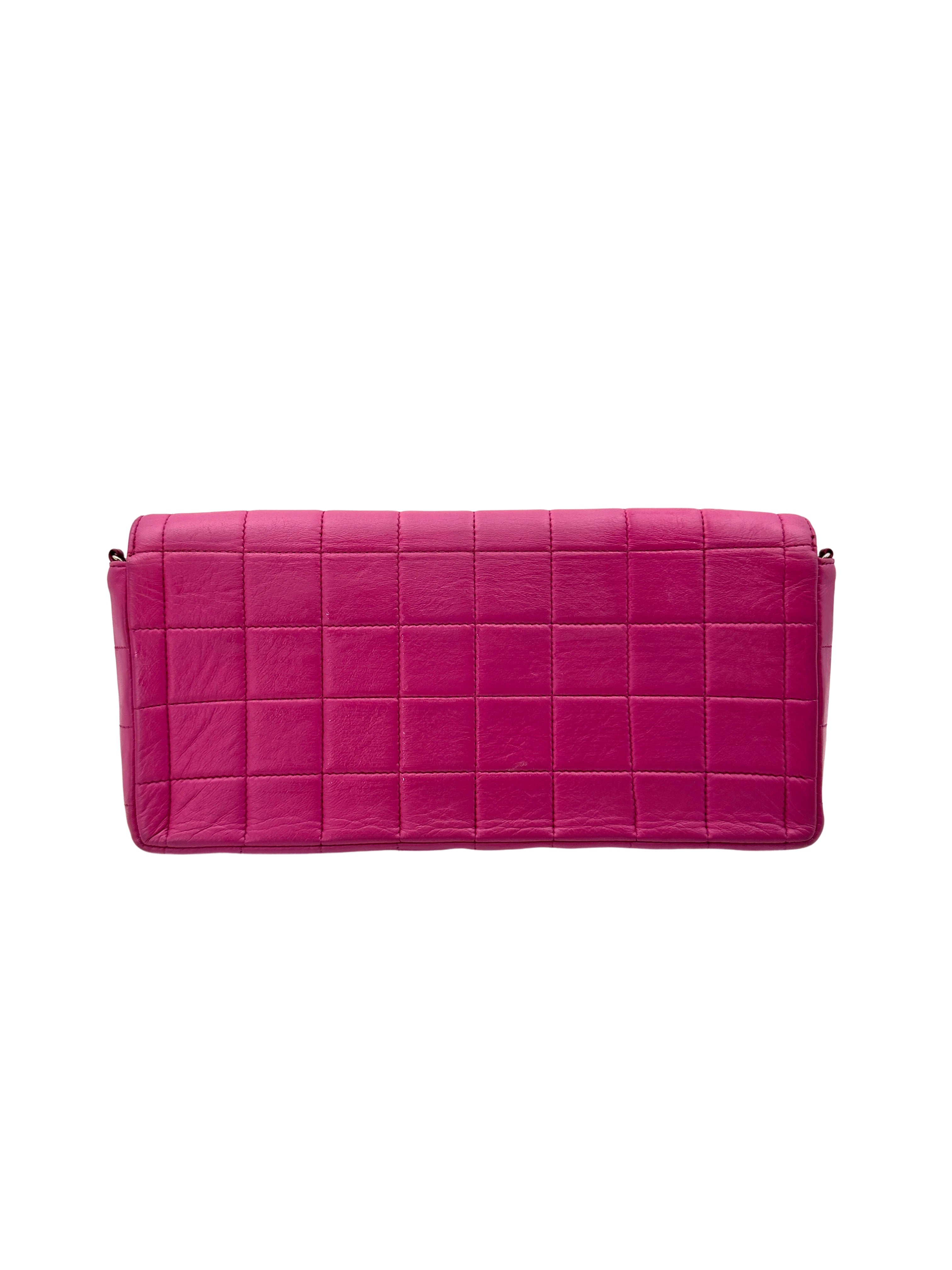 Chanel Chocolate Bar Pink Lambskin Flap Bag(71***34) CC1820