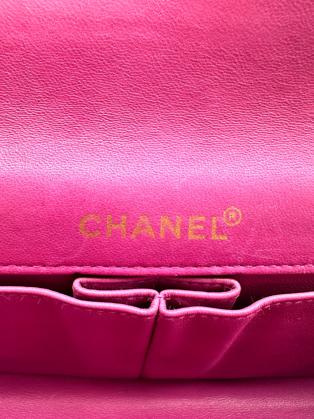 Chanel Chocolate Bar Pink Lambskin Flap Bag(71***34) CC1820
