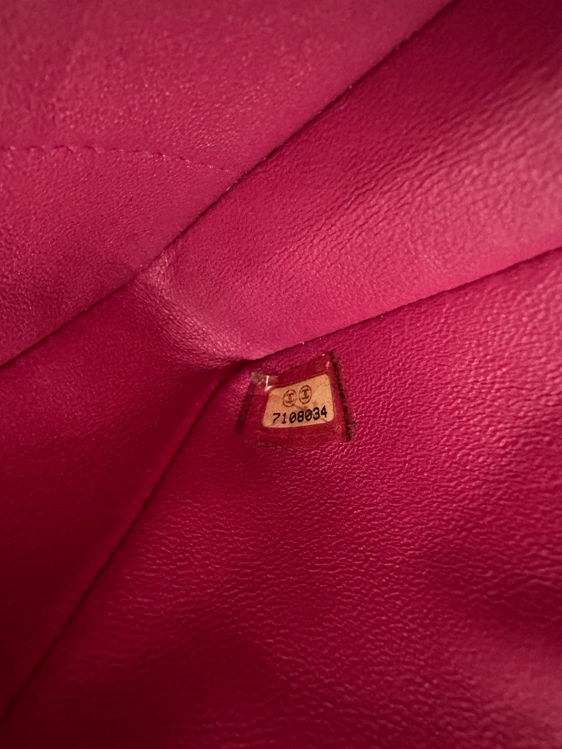 Chanel Chocolate Bar Pink Lambskin Flap Bag(71***34) CC1820