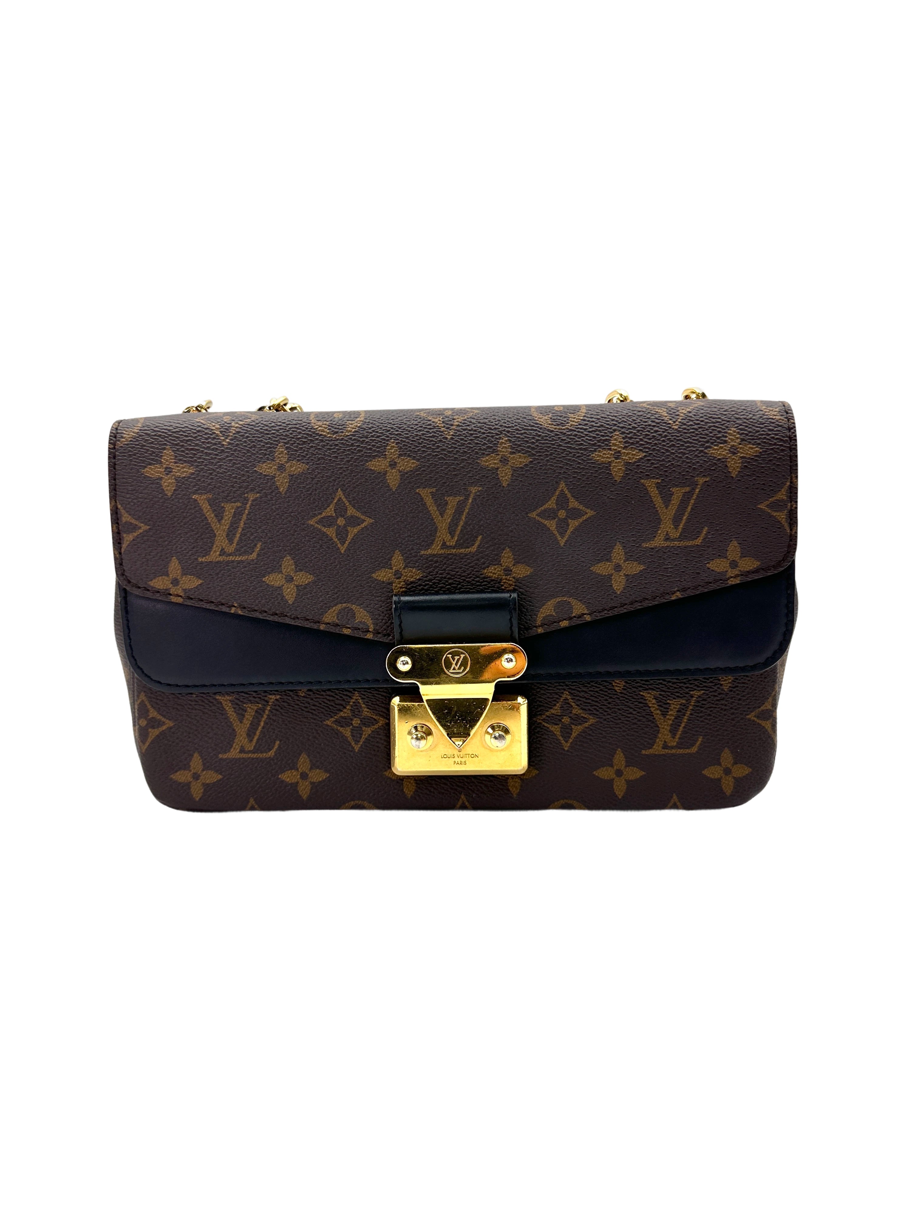 Louis Vuitton Marceau Black Monogram Canvas Shoulder Bag LV2488