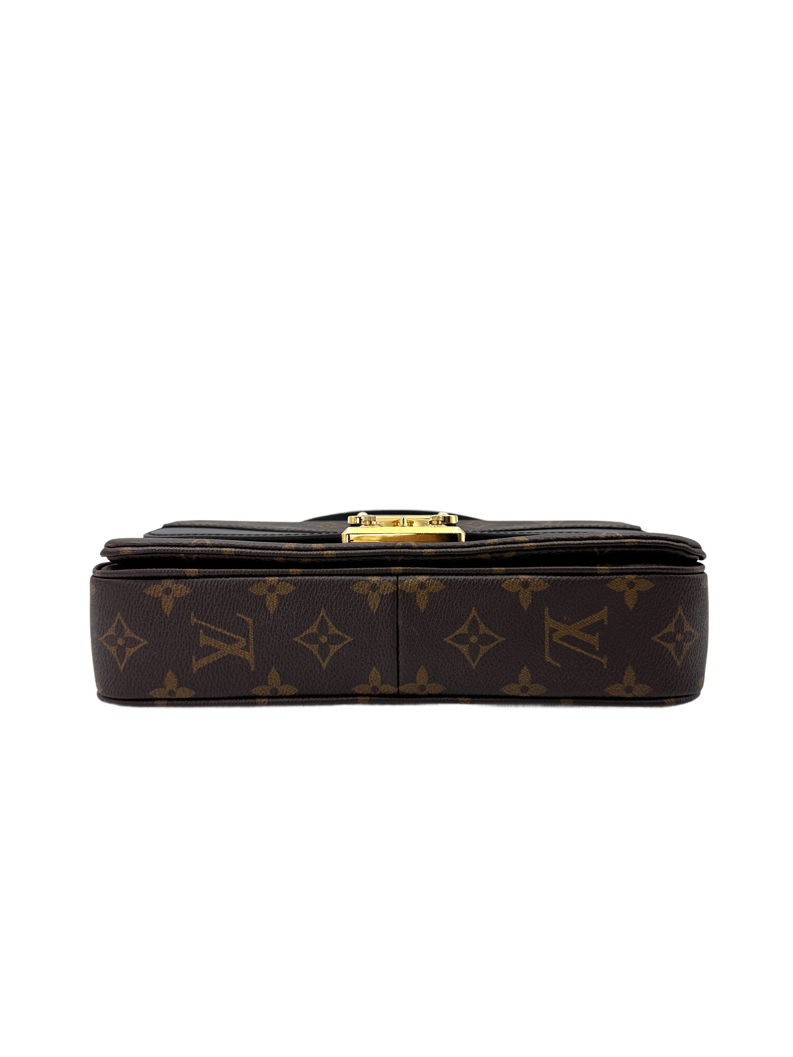 Louis Vuitton Marceau Black Monogram Canvas Shoulder Bag LV2488