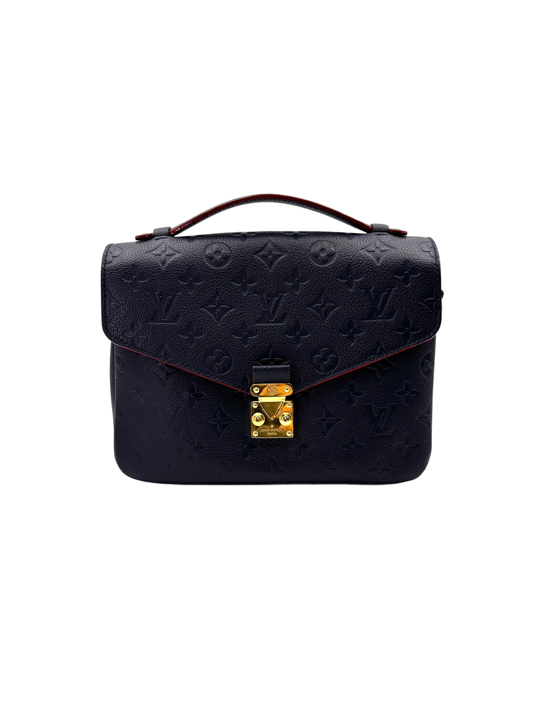 Louis Vuitton Black Monogram Empreinte Leather Pochette Metis LV2489
