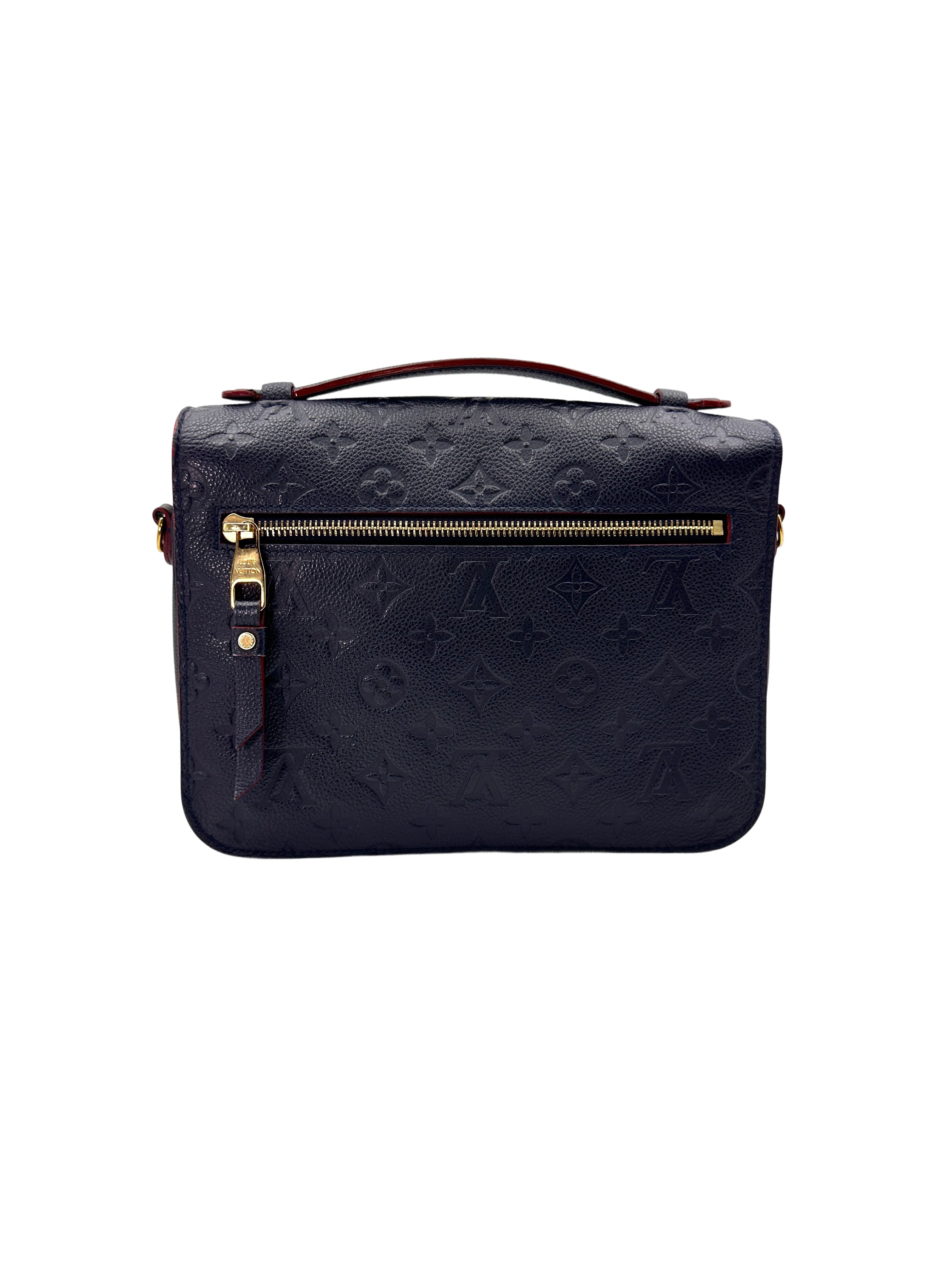 Louis Vuitton Black Monogram Empreinte Leather Pochette Metis LV2489