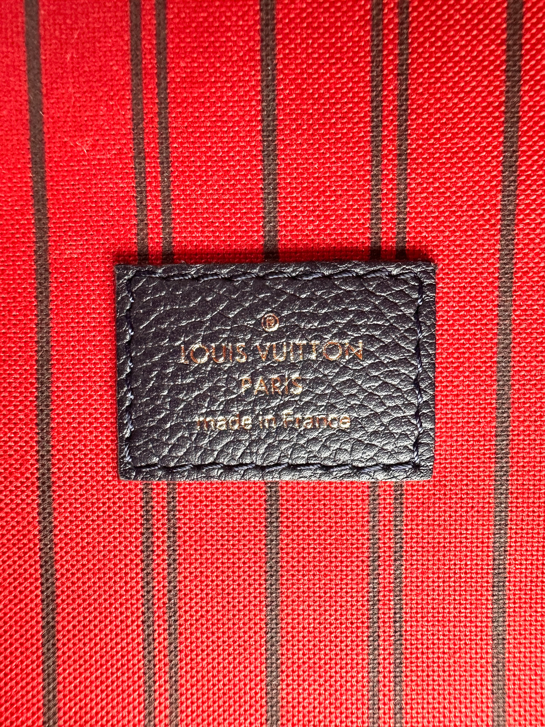 Louis Vuitton Black Monogram Empreinte Leather Pochette Metis LV2489