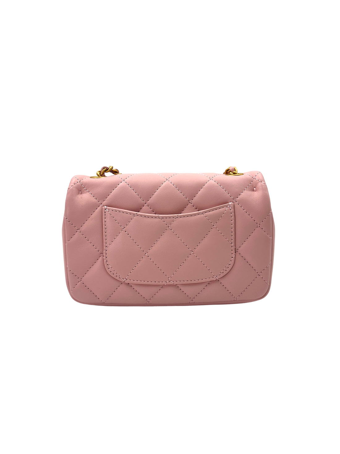 Chanel 22B Pink Quilted Leather Flap Bag With Heart Charms(ET***E1) IRIS183